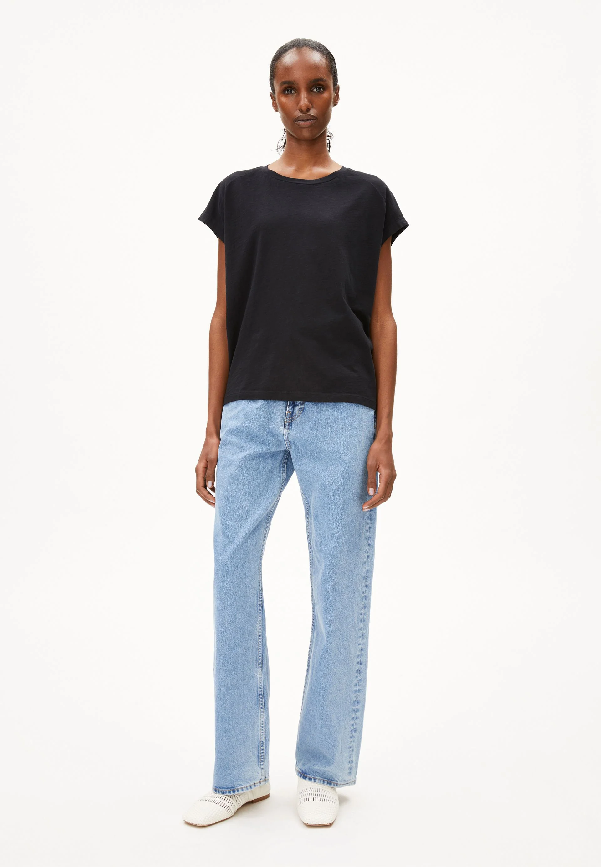 SLUB JERSEY T-SHIRT | black - Image 5