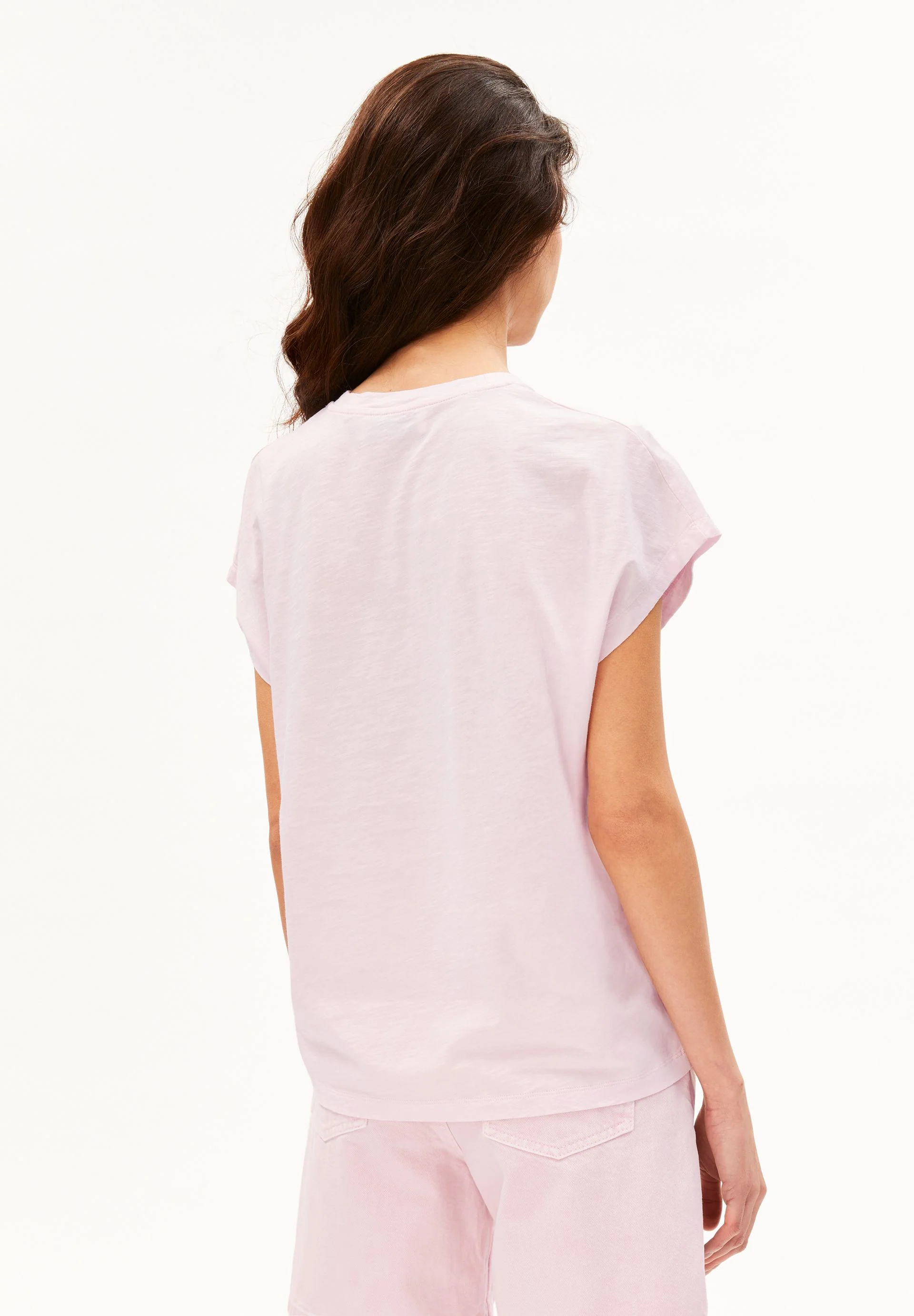 SLUB JERSEY T-SHIRT | pink mist - Image 2
