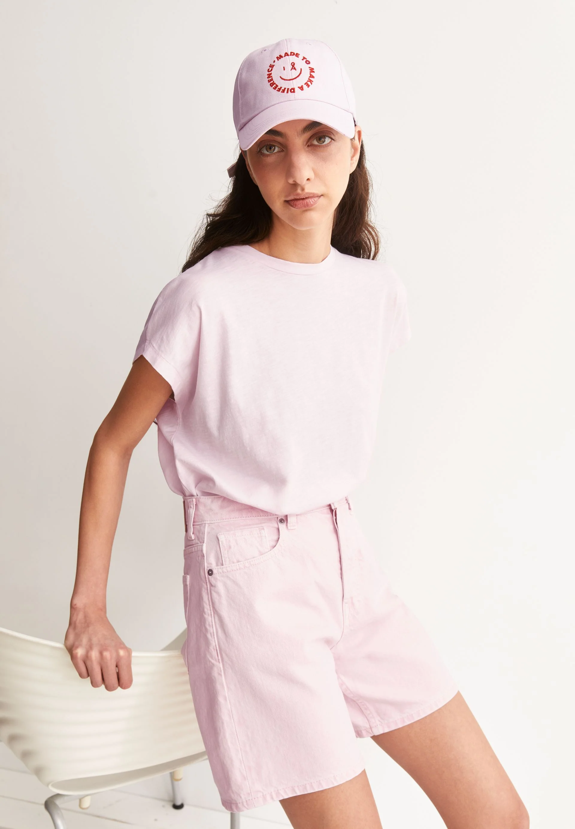 SLUB JERSEY T-SHIRT | pink mist - Image 4
