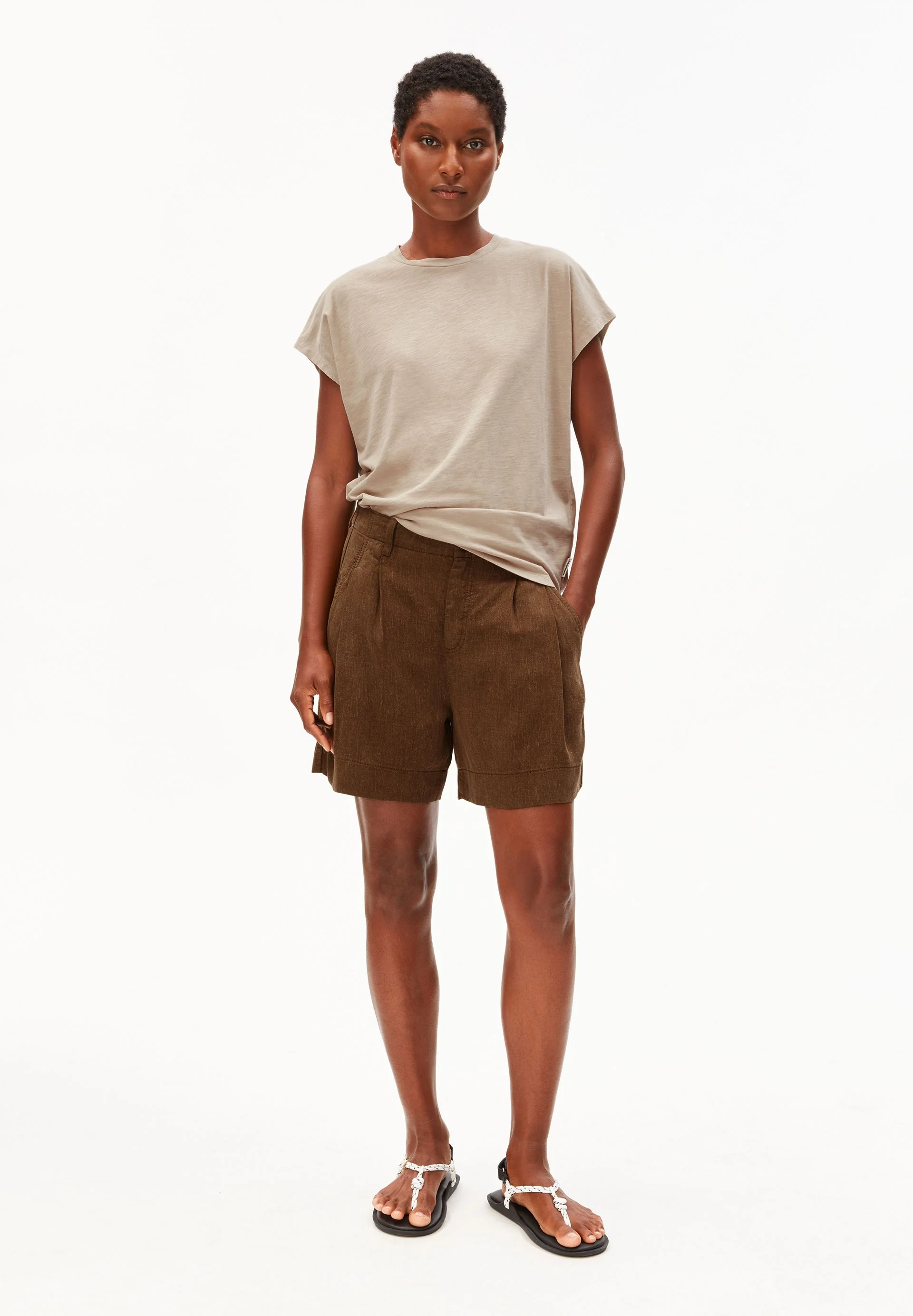 SLUB JERSEY T-SHIRT | sandstone - Image 5