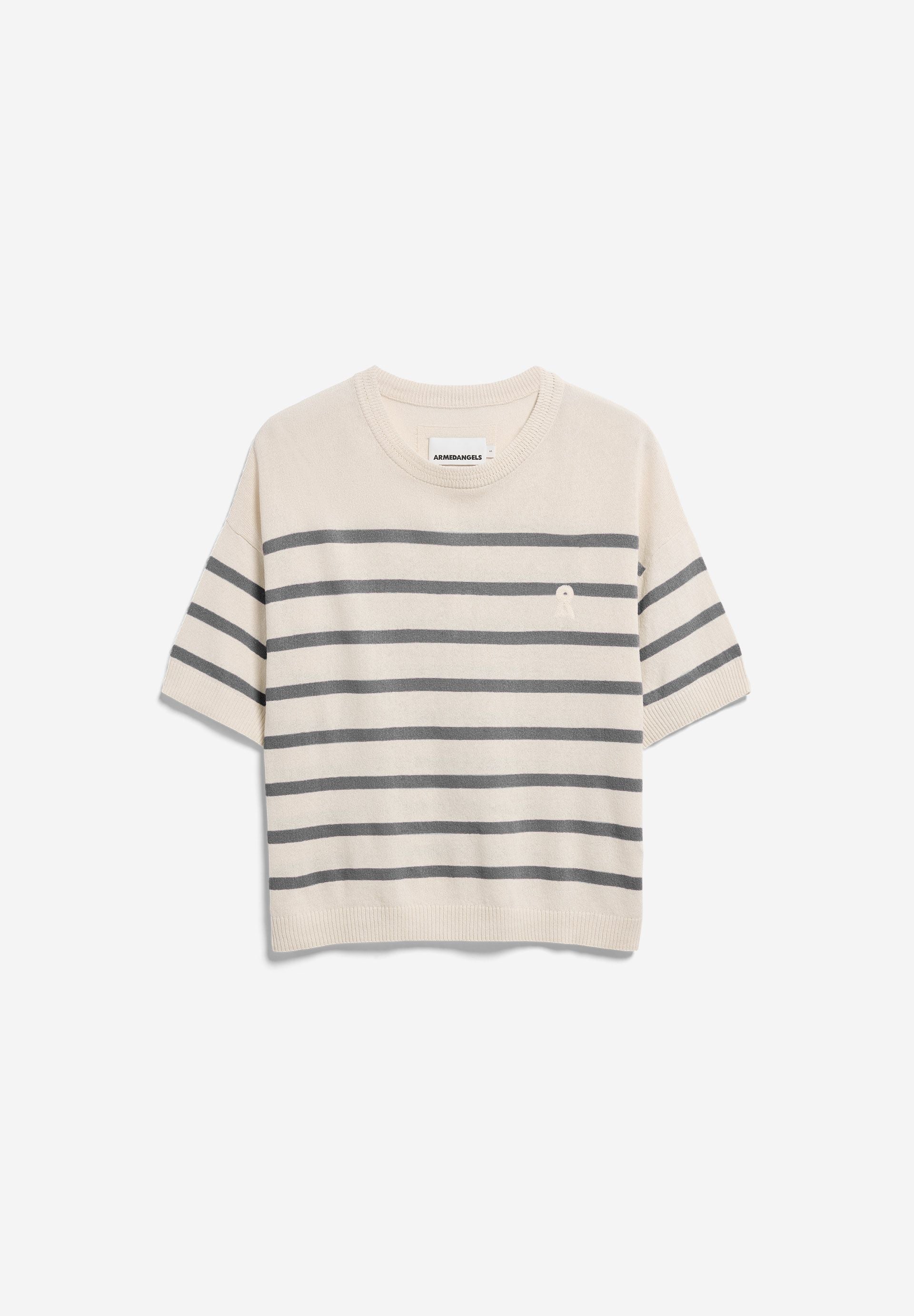 STRIPE LINEN BLEND SWEATER - Image 2
