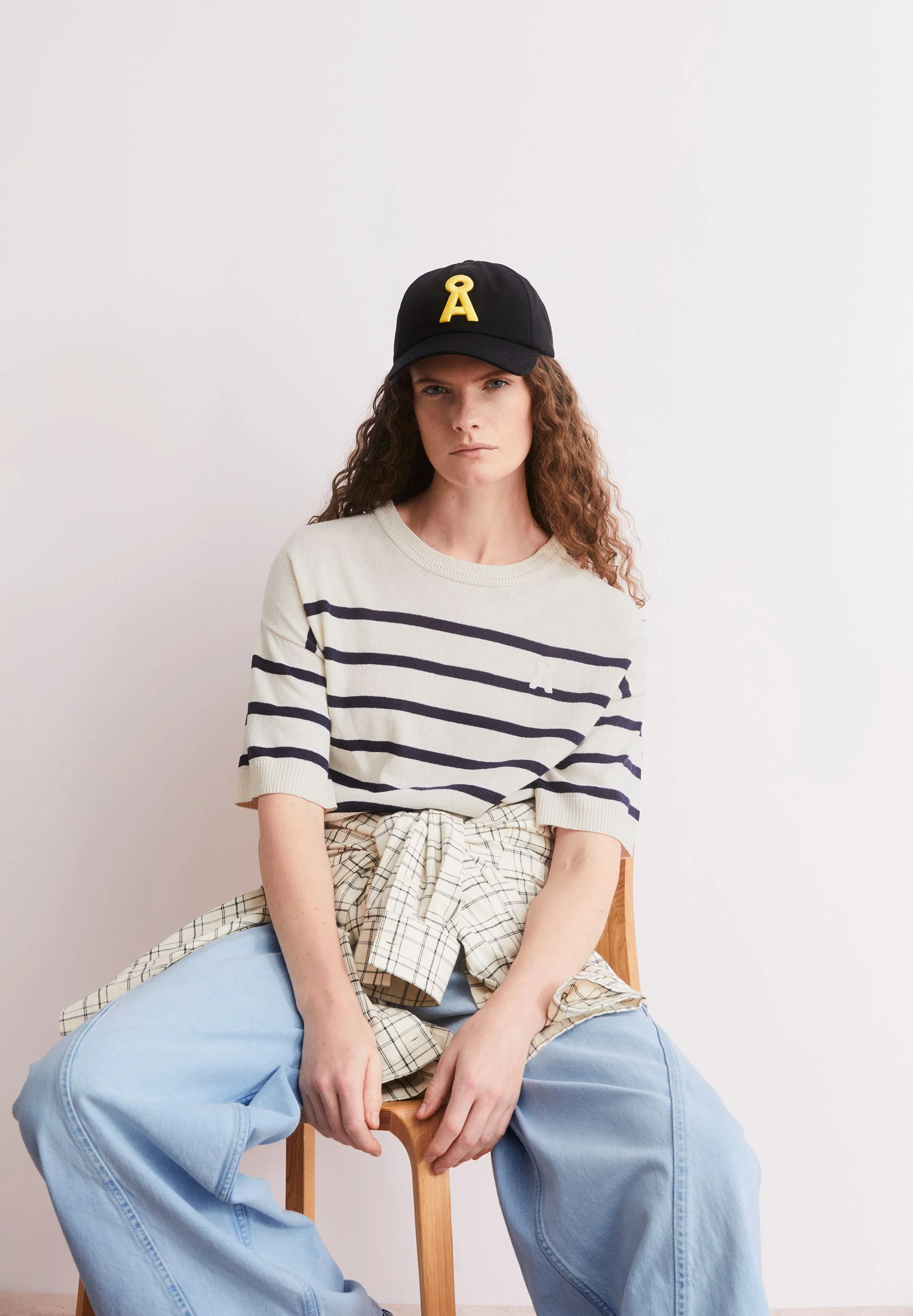 GESTREIFTES LEINEN-MIX STRICKSHIRT | undyed-tinted navy - Image 4