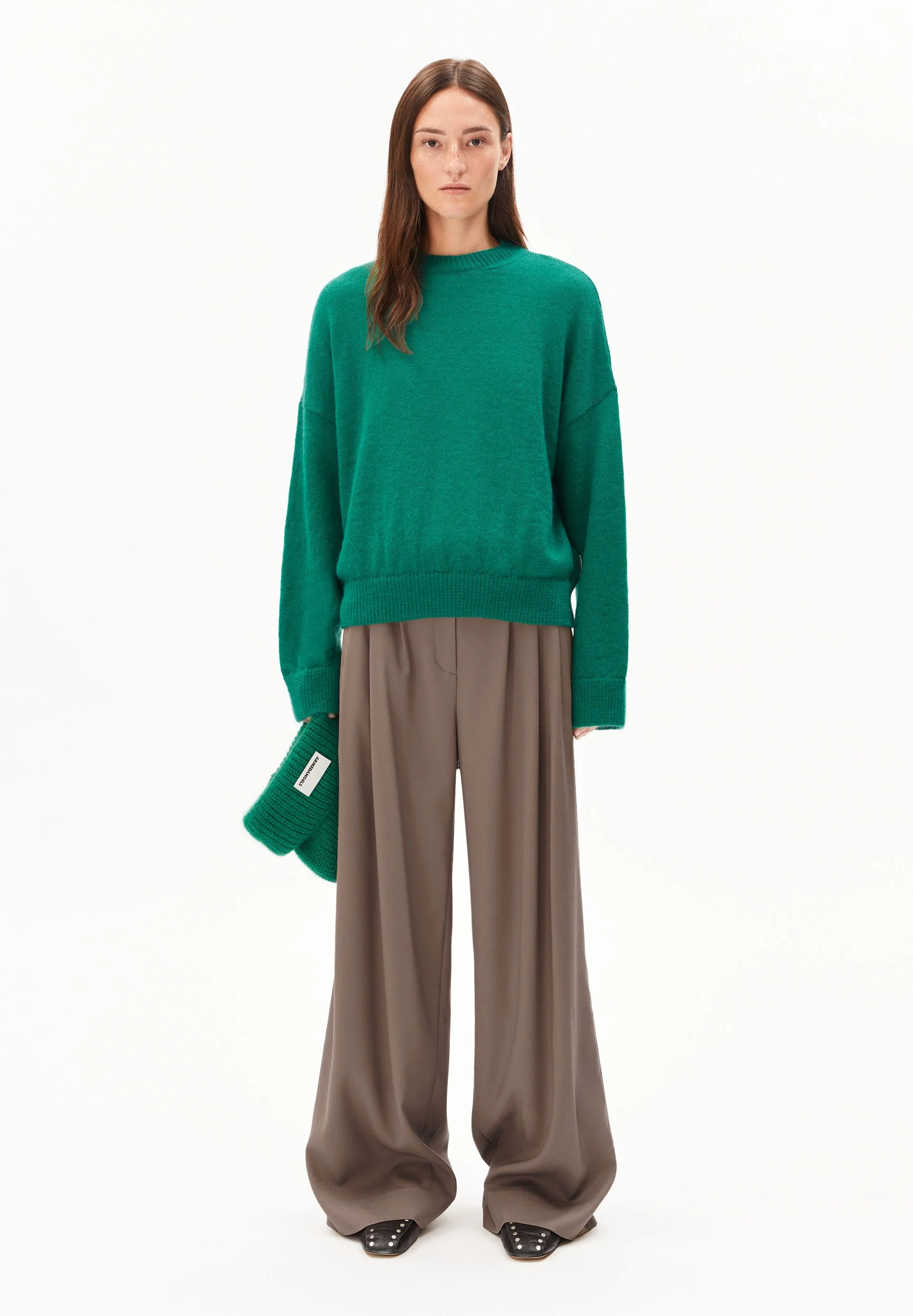 SURI INARIAAS LIGHT STRICKPULLOVER | emerald green - Image 5