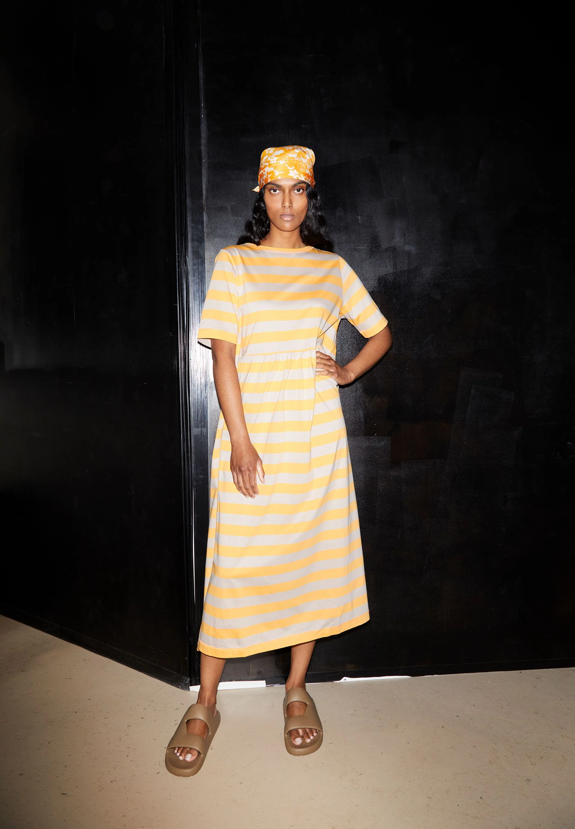 TAAKY BLOCK STRIPES | mangorange-light desert - Image 4