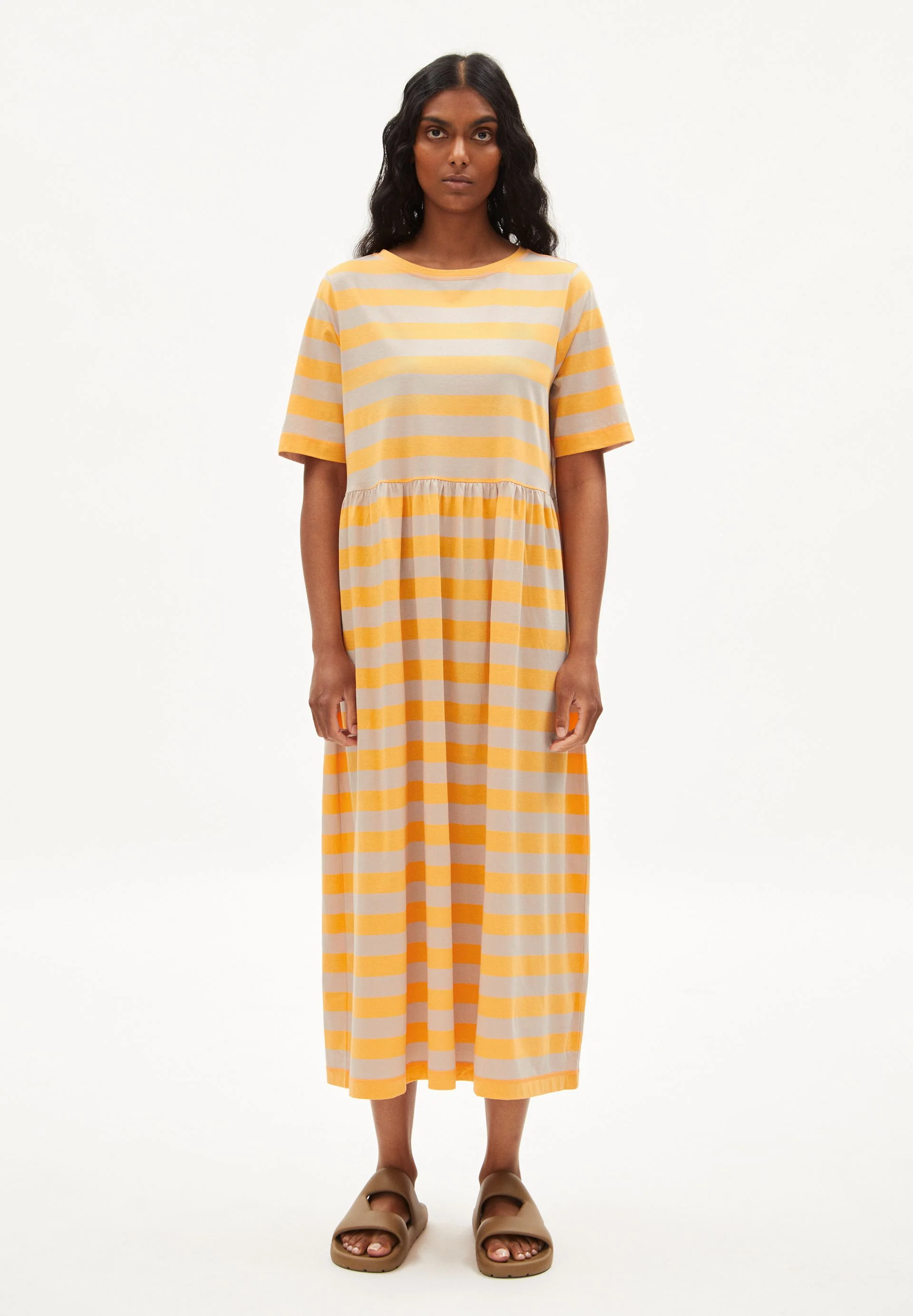 TAAKY BLOCK STRIPES | mangorange-light desert - Image 5