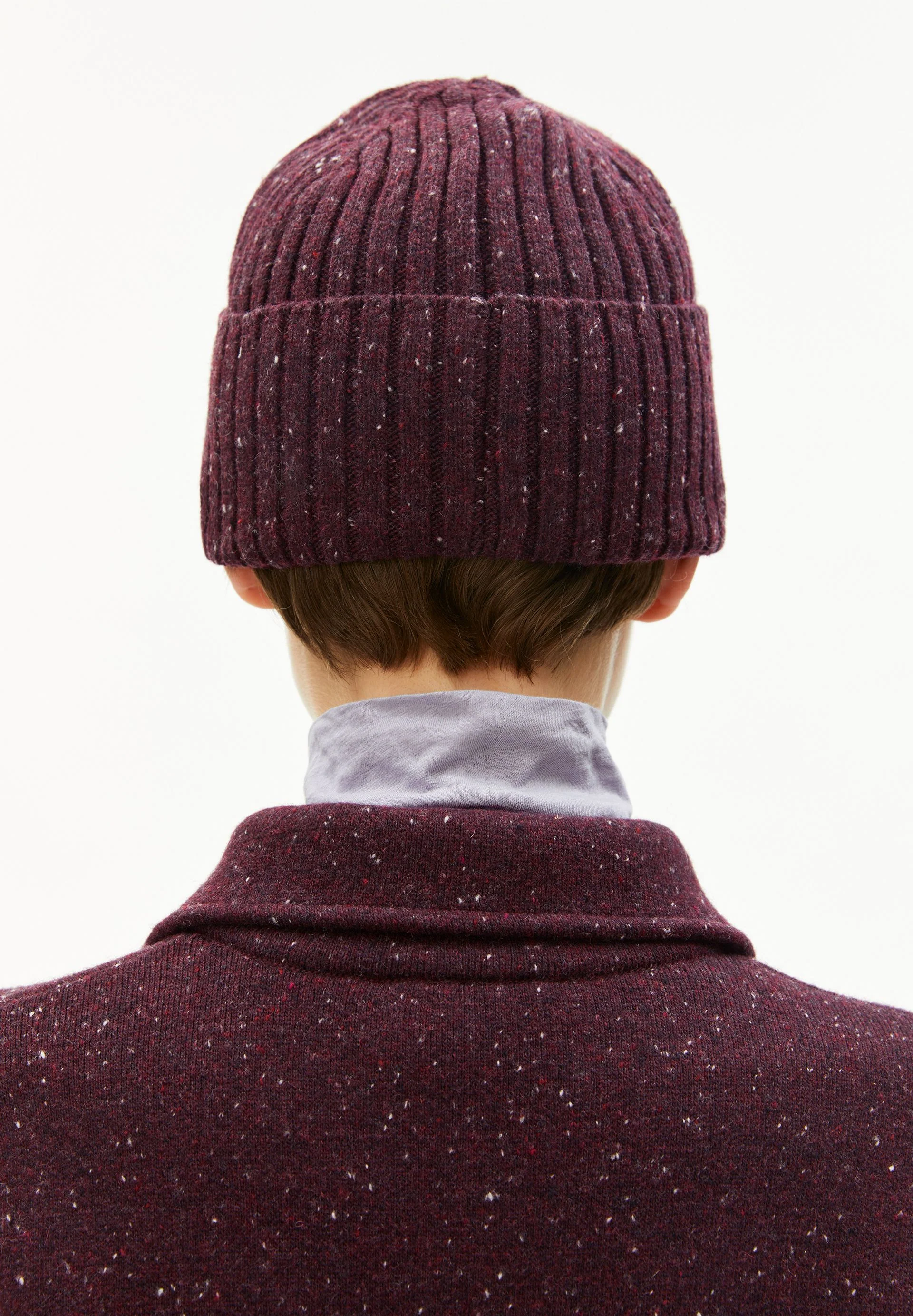 TAALEEN  TWEED | dark cranberry - Image 2