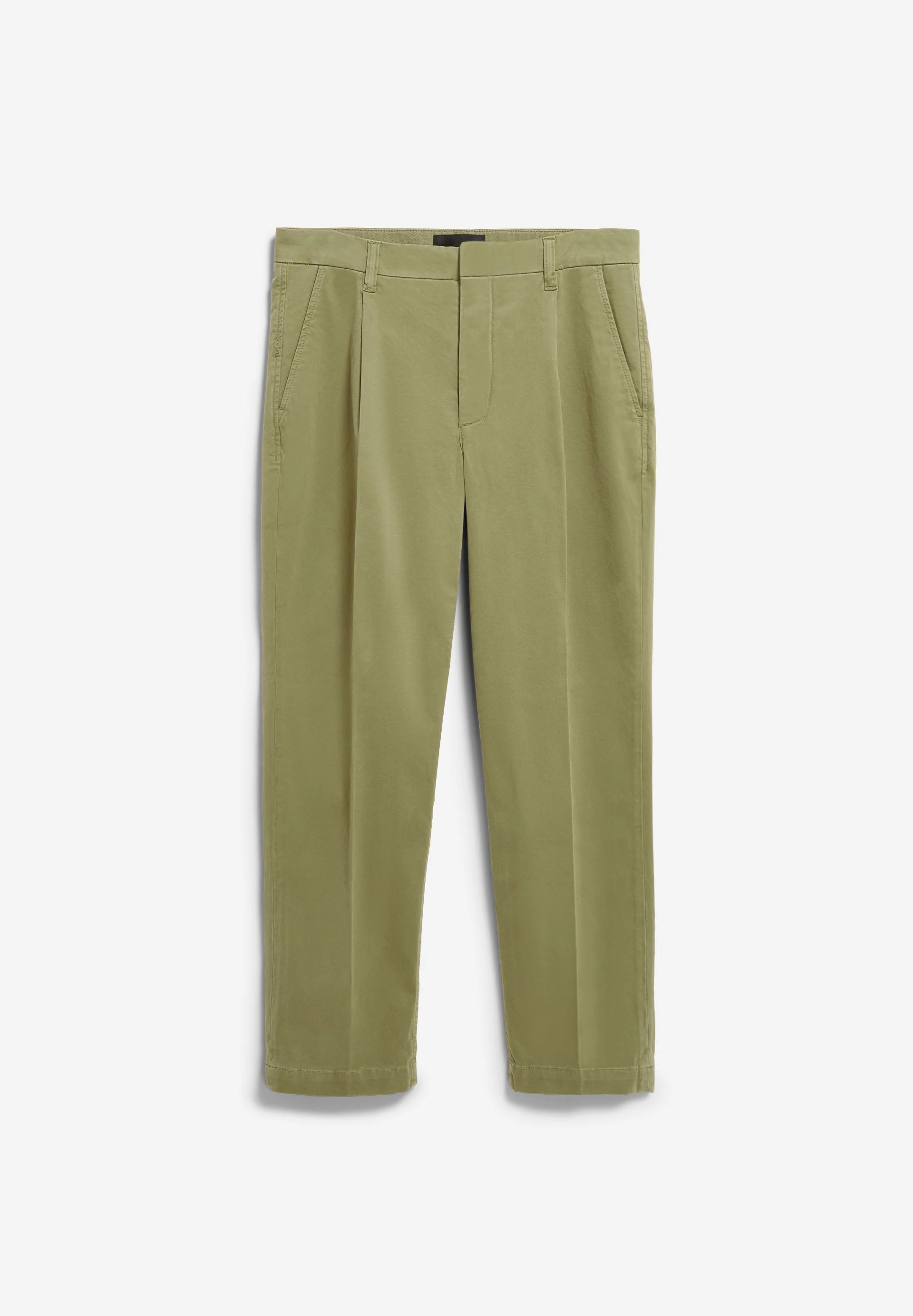 TAAMIR PLISSIERTE CHINOHOSE | fatigue green - Image 6