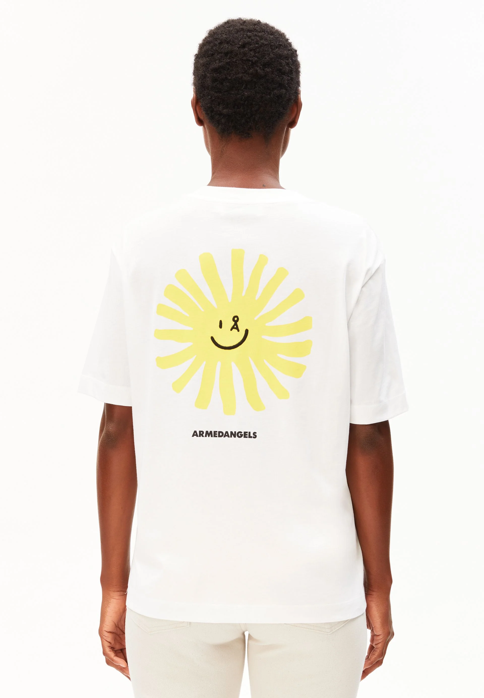 TARJAA GRAPHIC T-SHIRT | white-AA yellow - Image 2