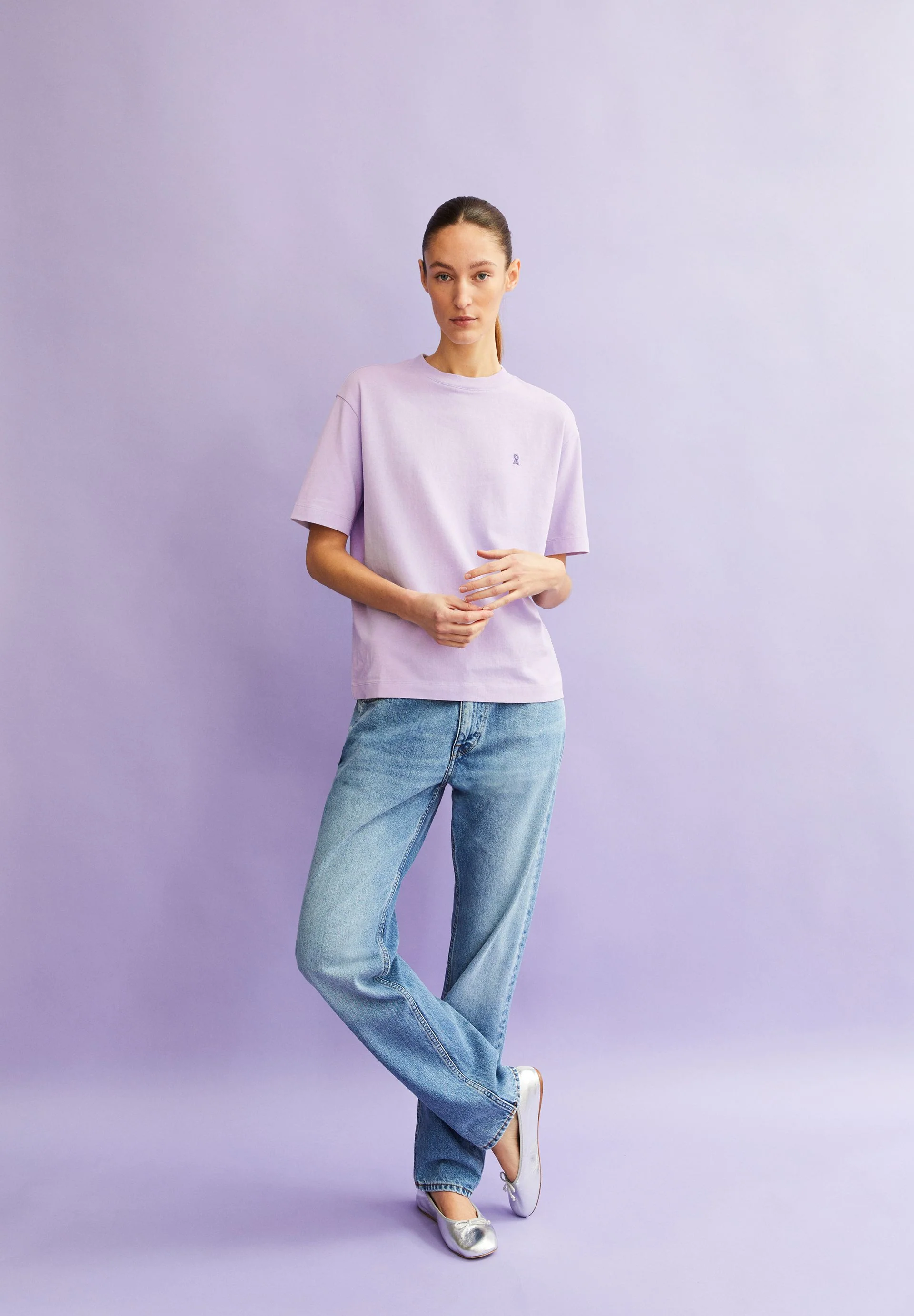 TARJAA T-SHIRT | lavender light - Image 4