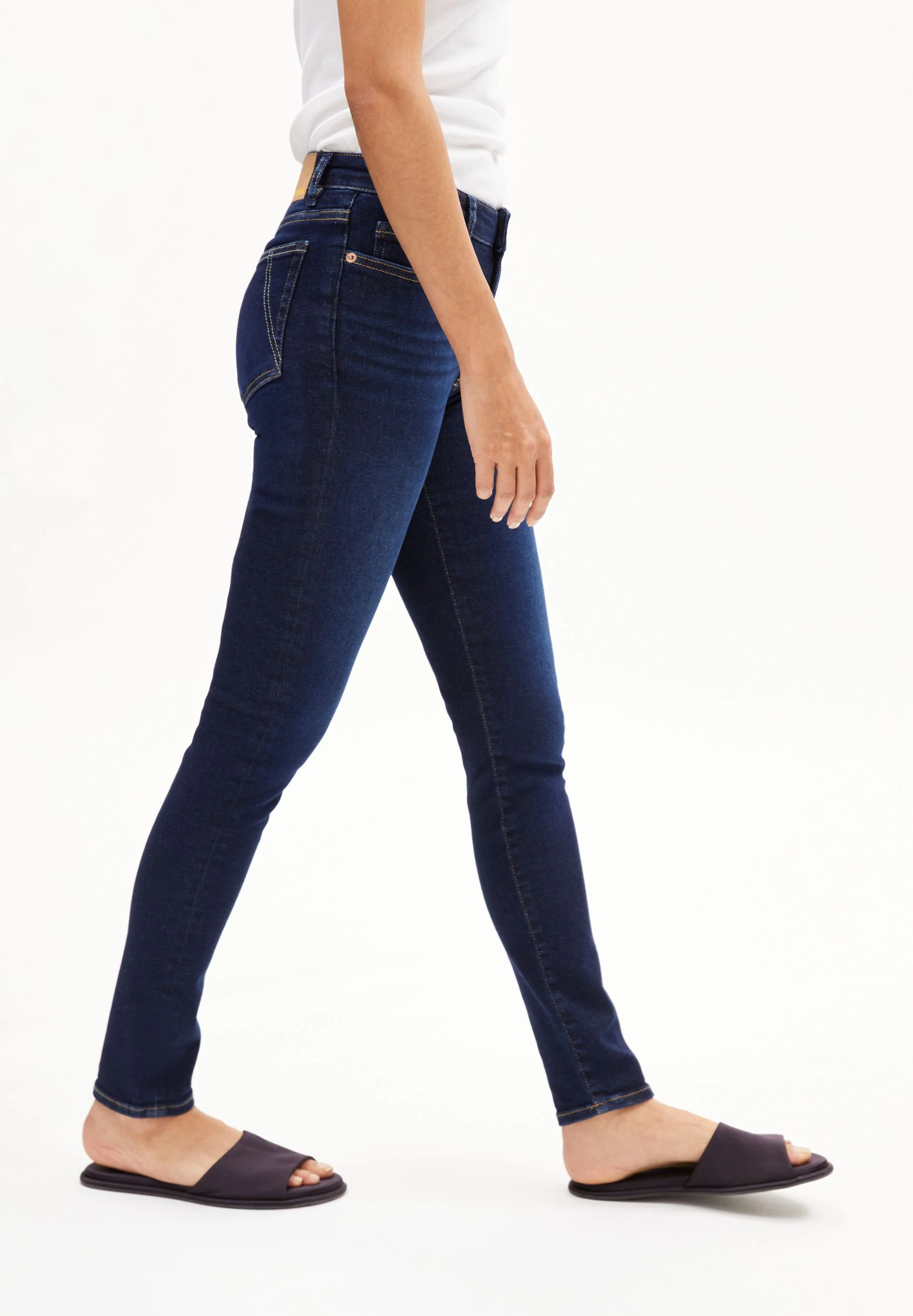 TILLAA MID WAIST SKINNY JEANS | demure - Image 6
