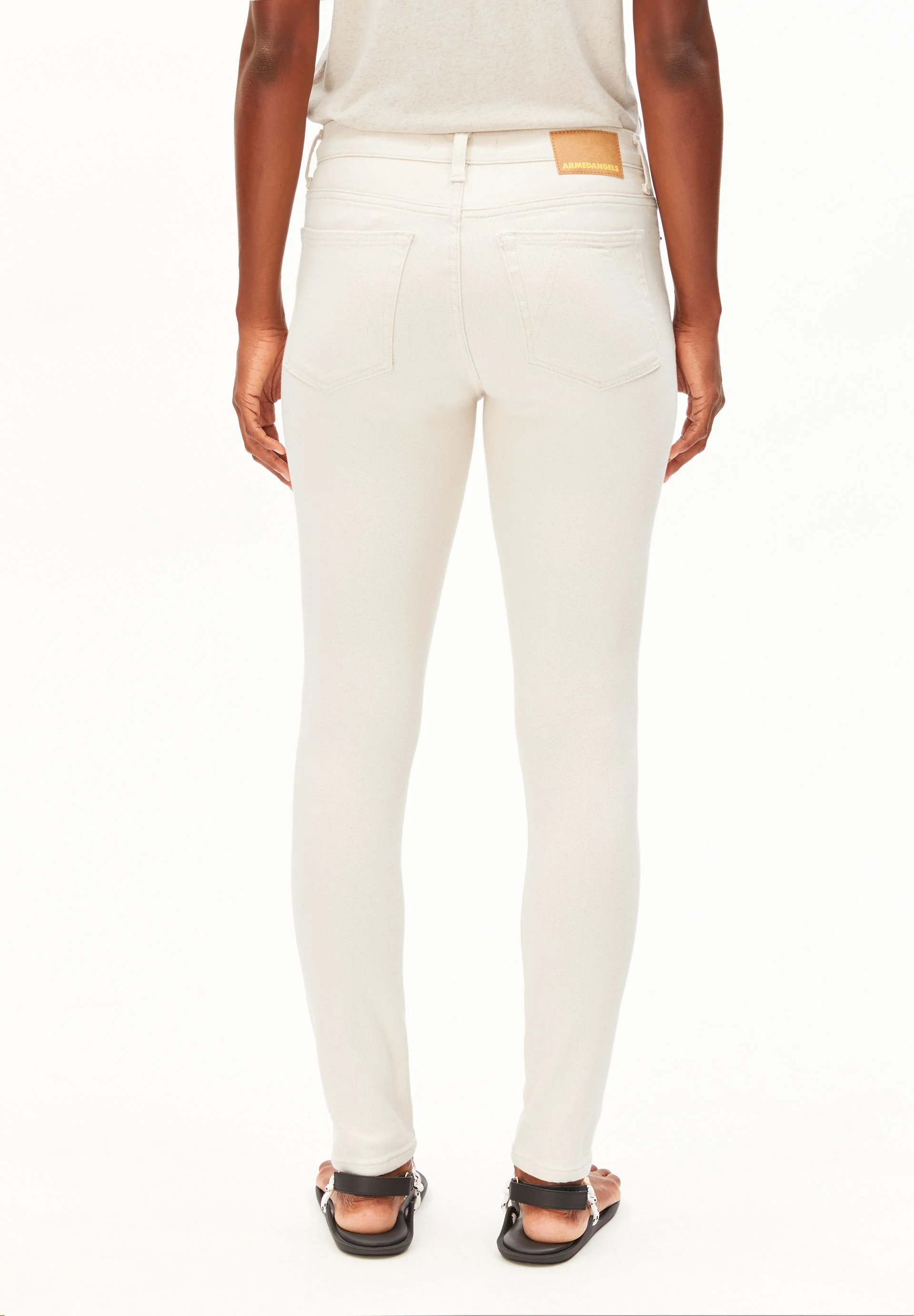 TILLAA MID WAIST SKINNY JEANS | undyed - Image 2