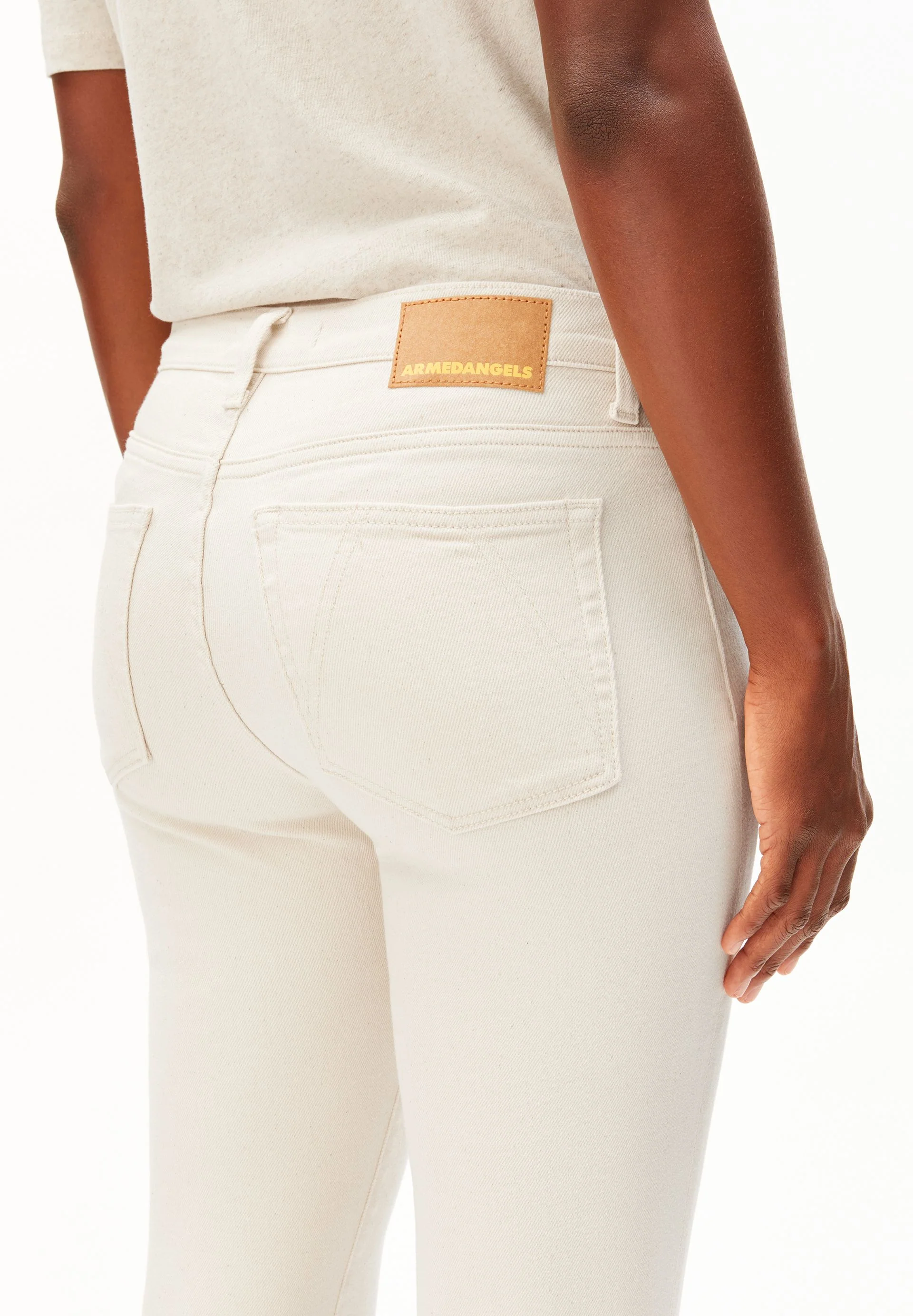 TILLAA MID WAIST SKINNY JEANS | undyed - Image 3