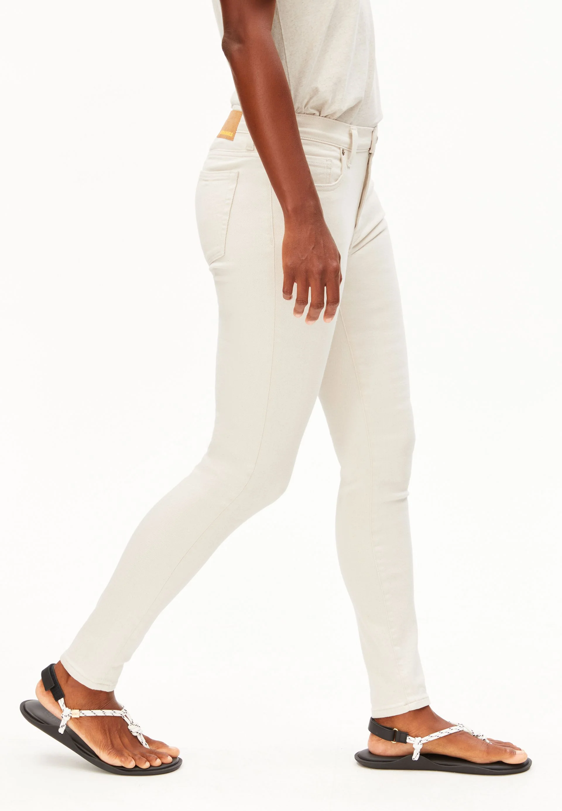 TILLAA MID WAIST SKINNY JEANS | undyed - Image 6