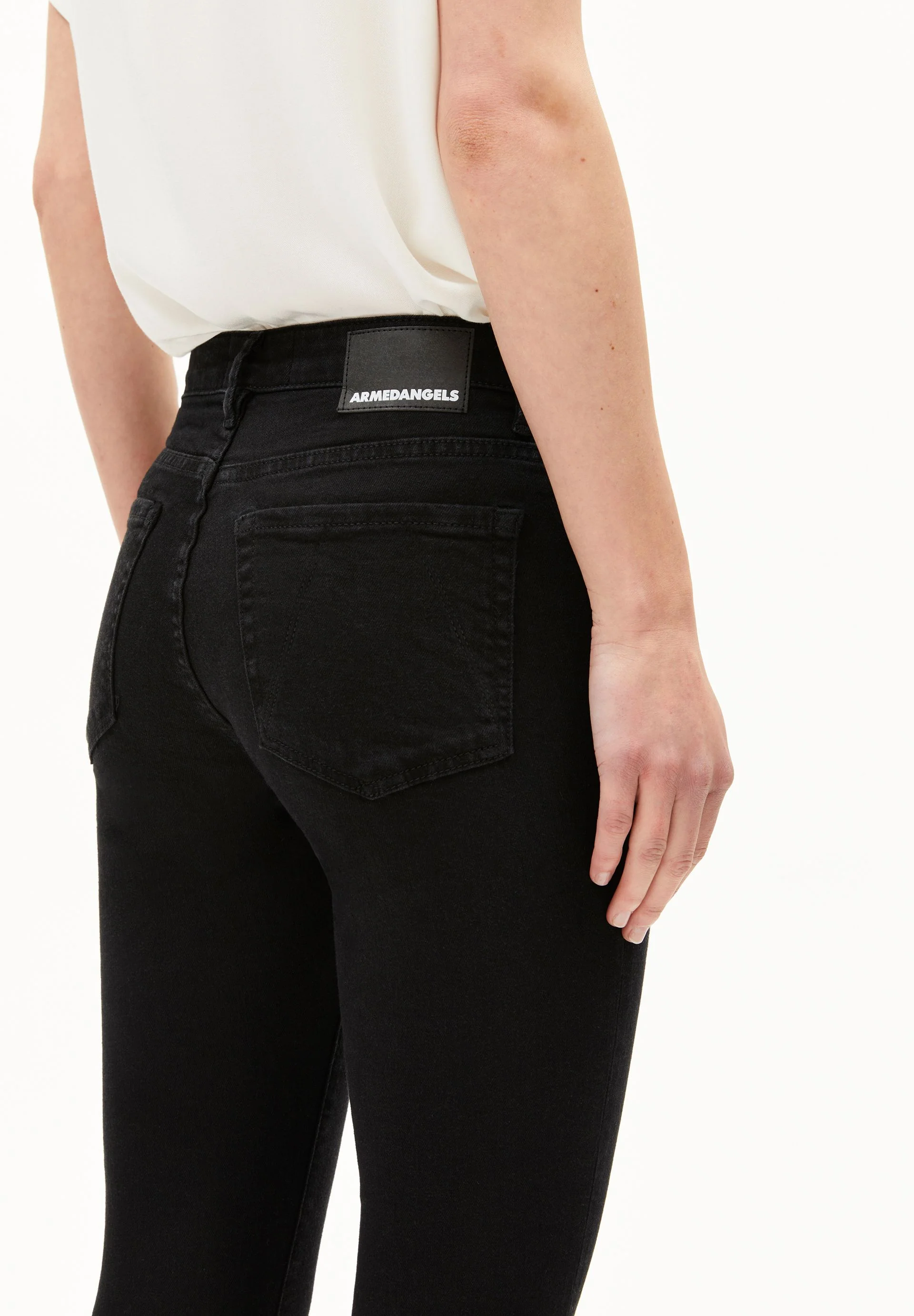TILLAA MID WAIST SKINNY JEANS | rinse black - Image 3