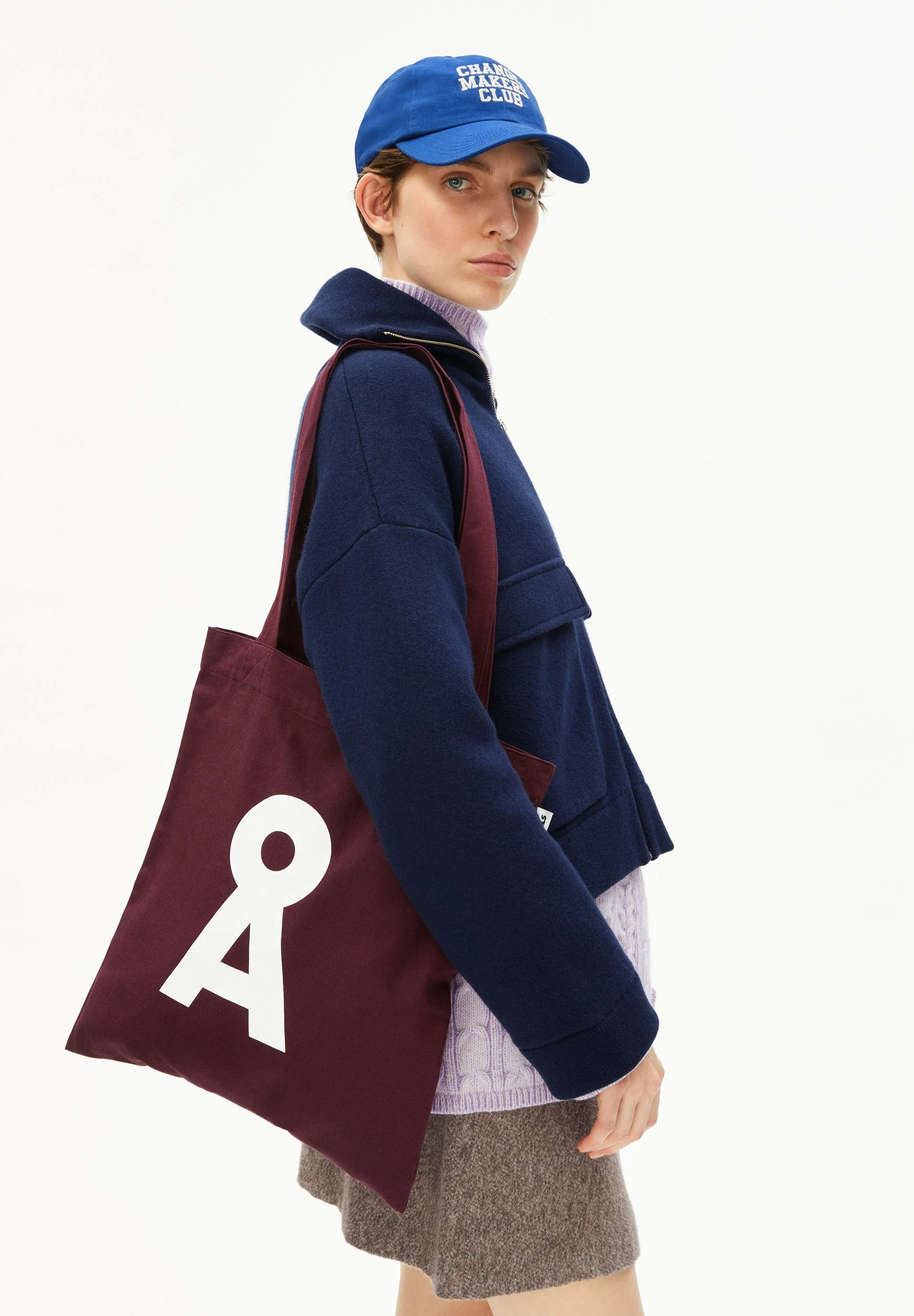 TOTAA BOLD TOTE BAG | dark cranberry - Image 2