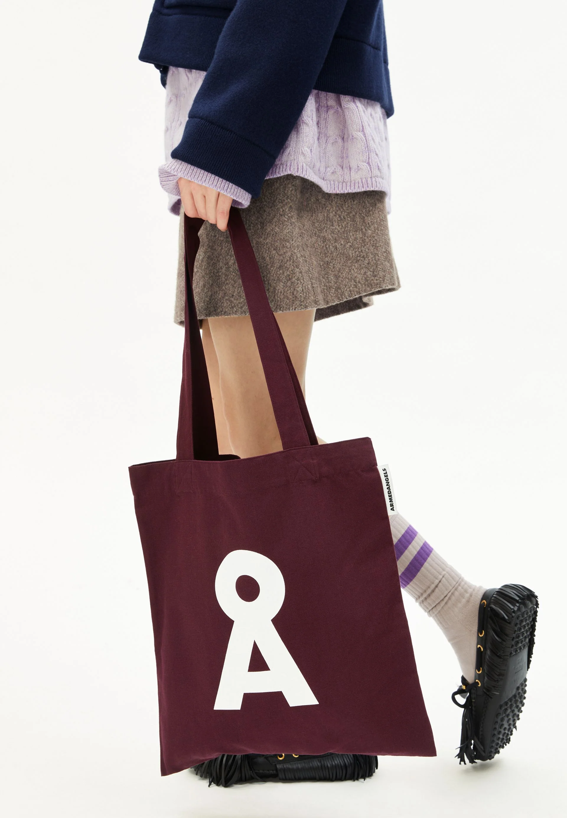 TOTAA BOLD TOTE BAG | dark cranberry - Image 3