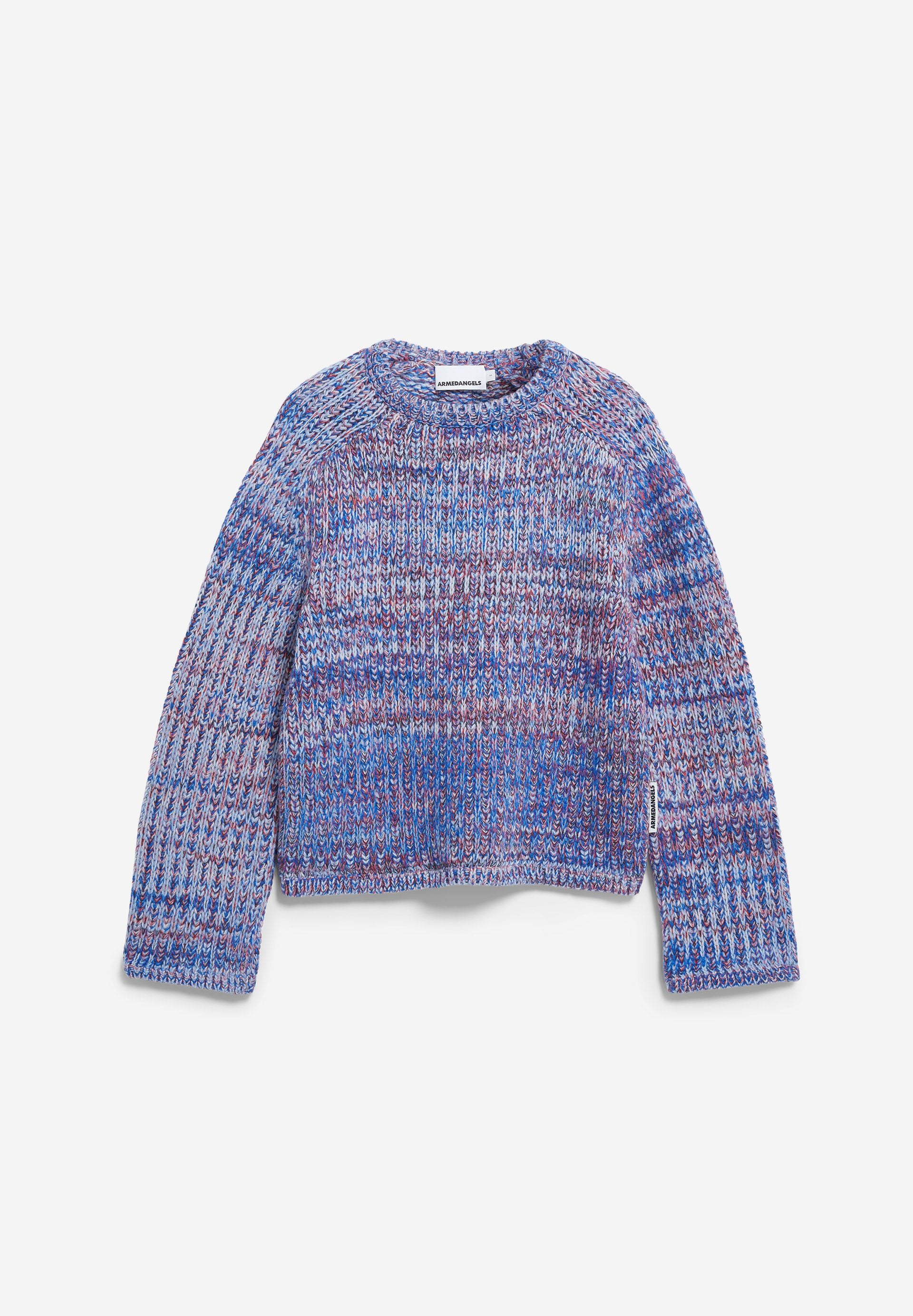 UN-WASTED CREW STRICKPULLOVER | dark poppy - Image 6