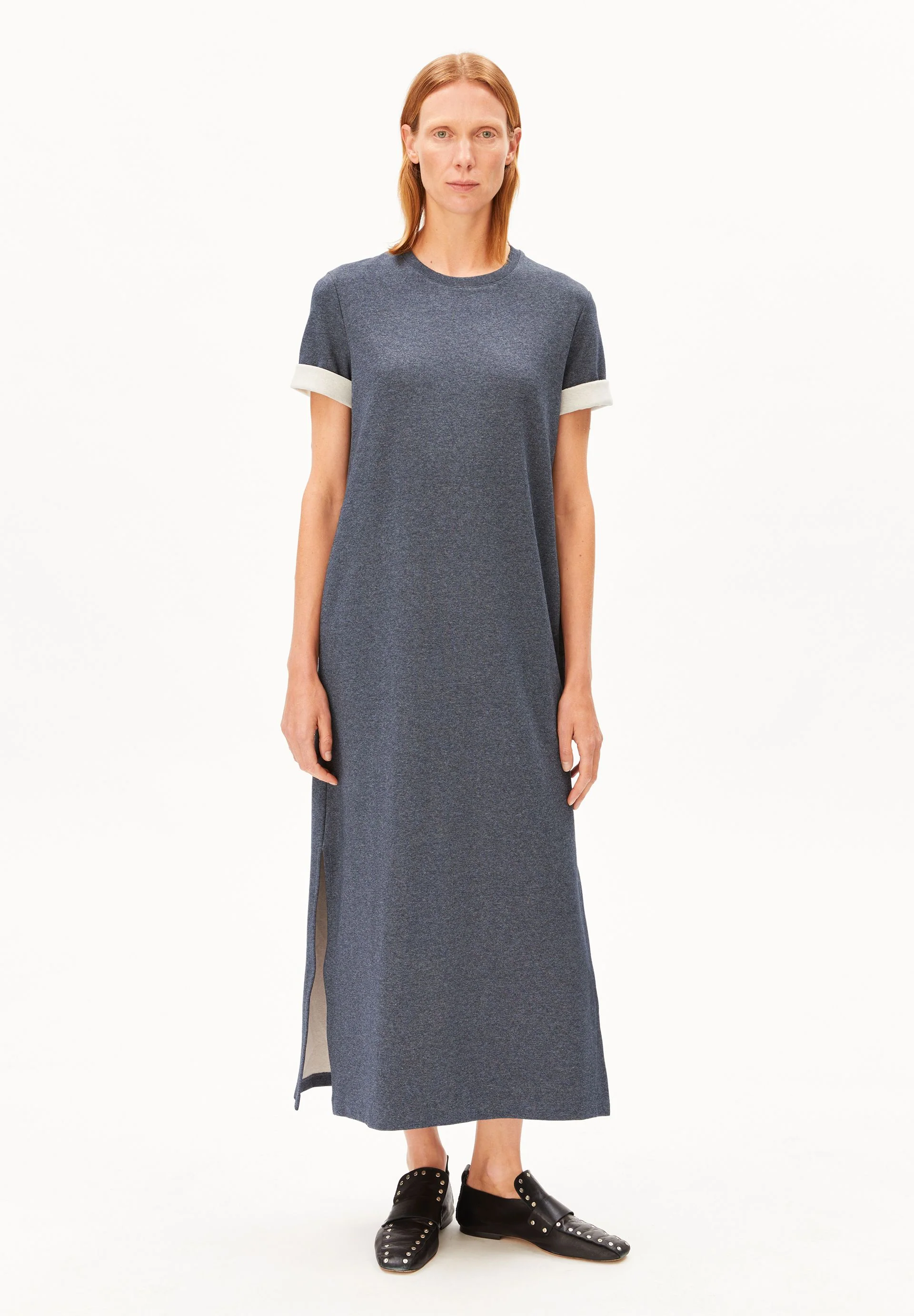 UN-WASTED KLEID | steel melange-undyed - Image 5