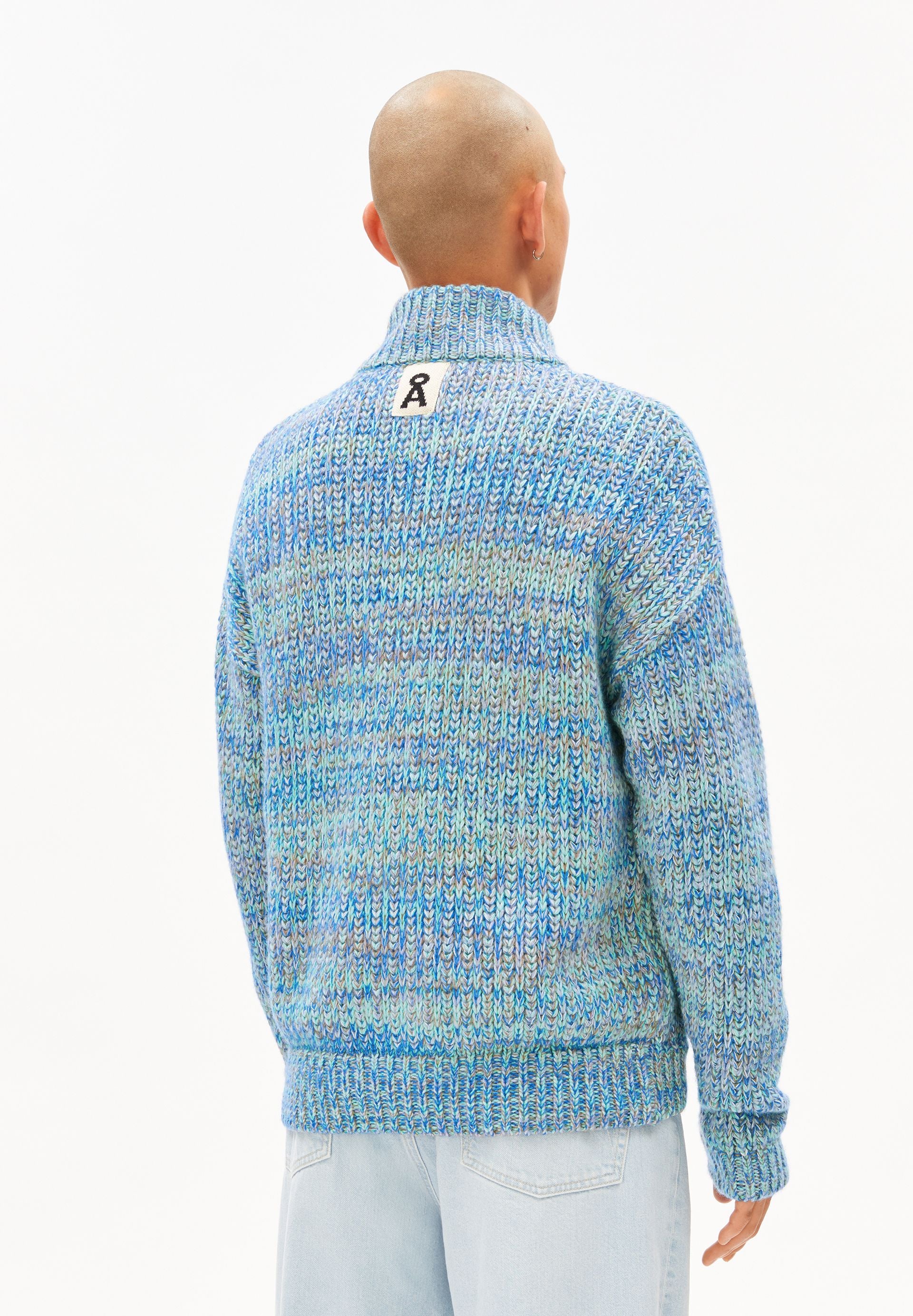UN-WASTED TROYER-STRICKJACKE | smart lilac-apple neon-dynamo blue - Image 2