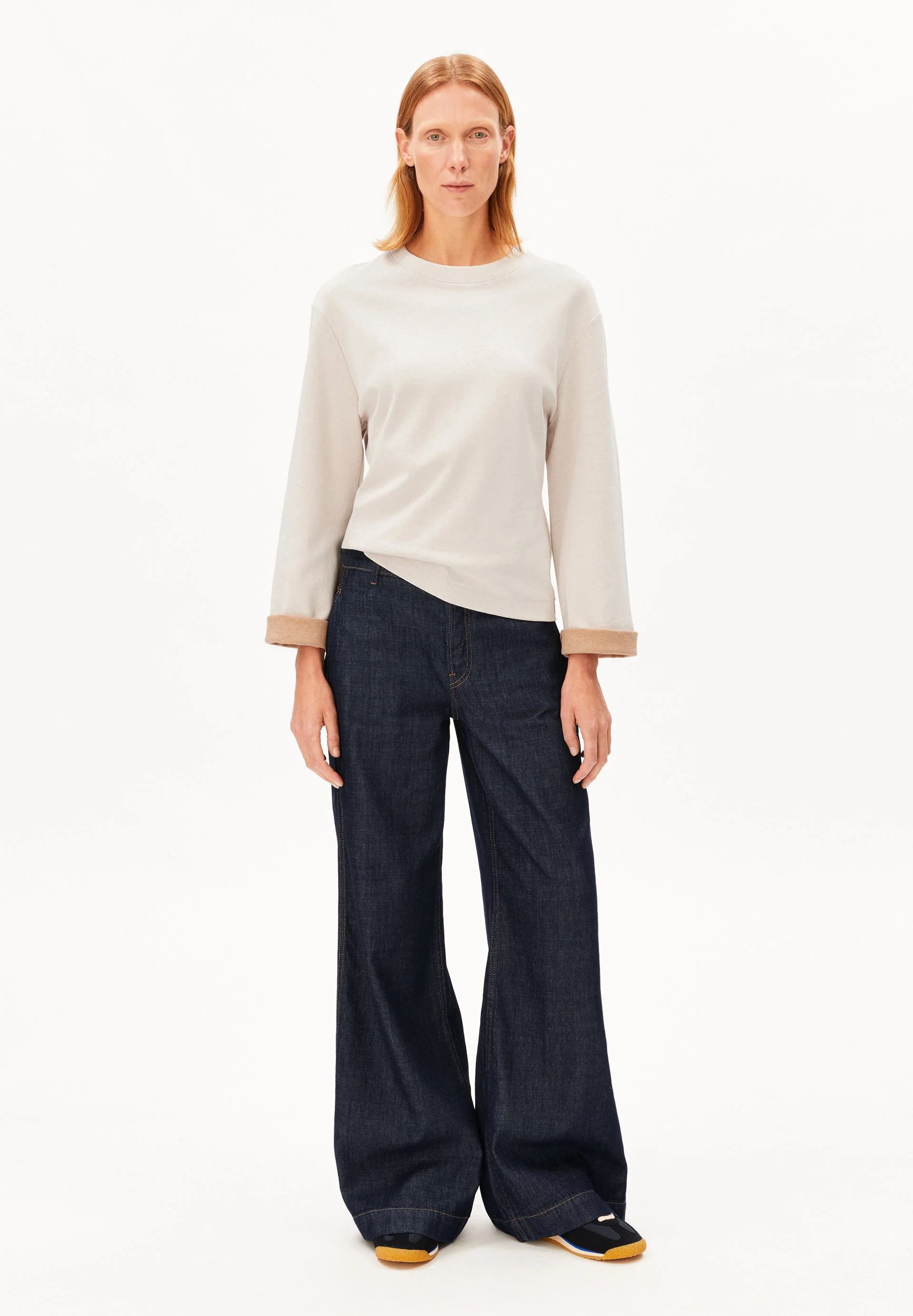 UN-WASTED LANGARMSHIRT | undyed-cinnamon dust - Image 5