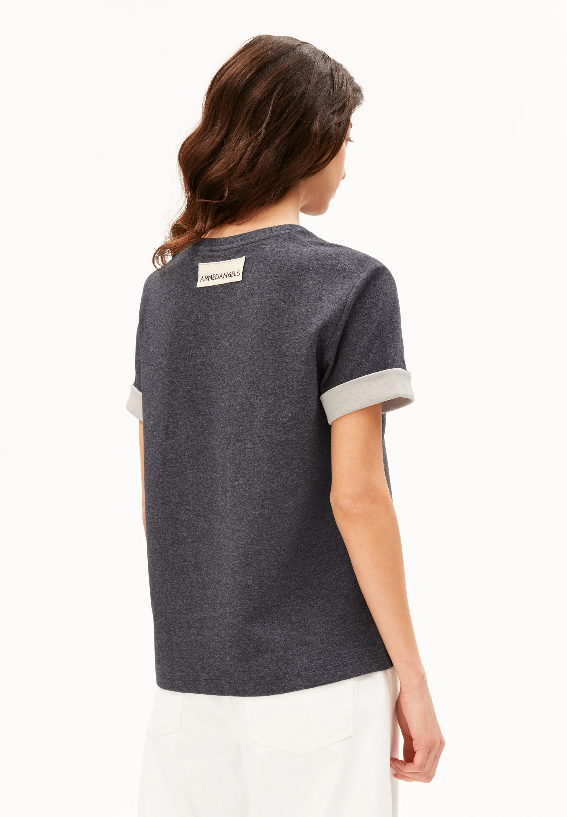 UN-WASTED T-SHIRT | steel melange-undyed - Image 2