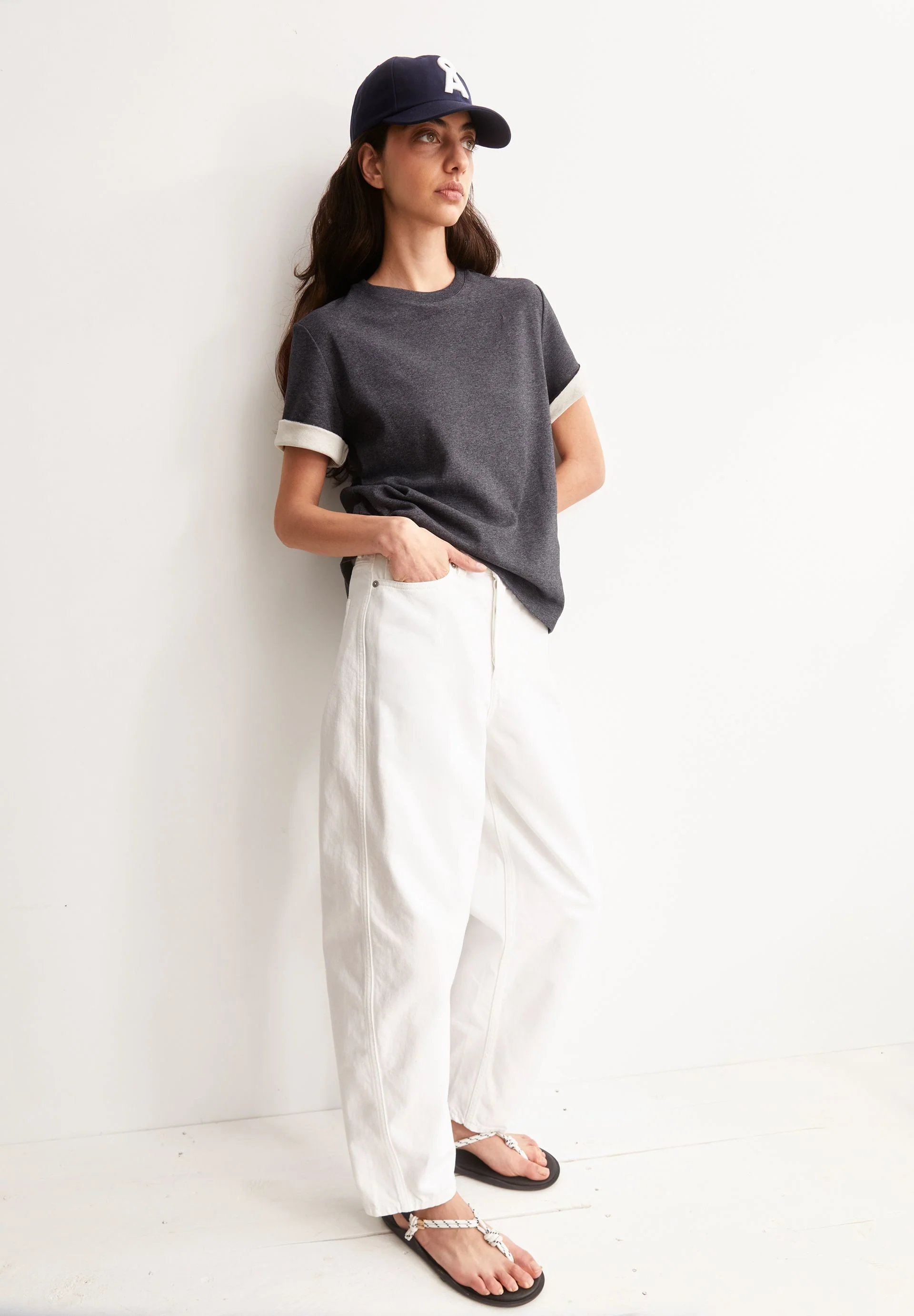 UN-WASTED T-SHIRT | steel melange-undyed - Image 4
