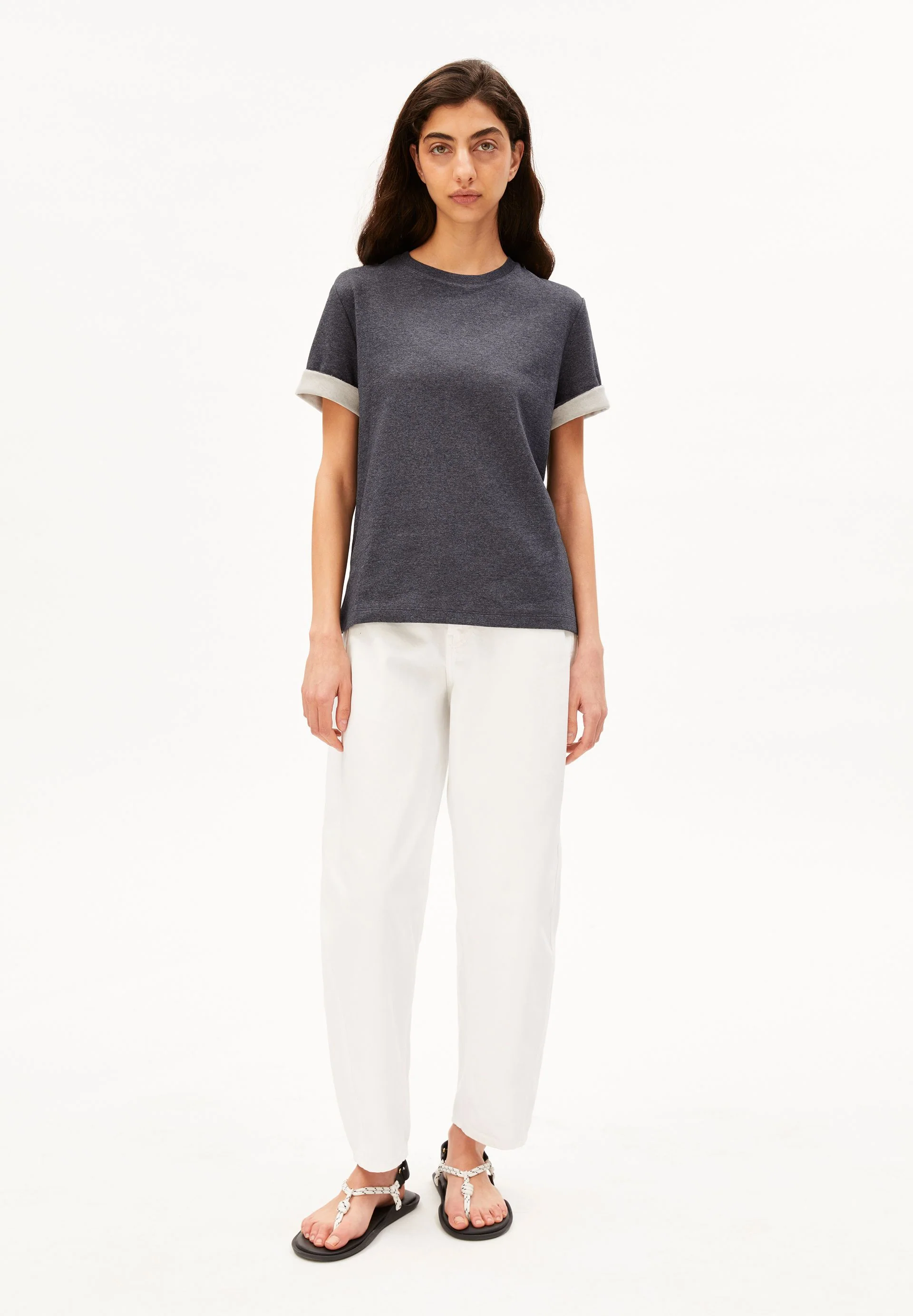 UN-WASTED T-SHIRT | steel melange-undyed - Image 5