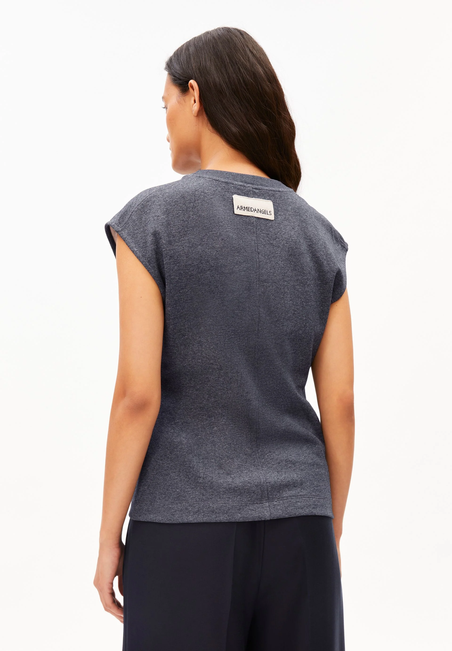 UN-WASTED TOP | steel melange-undyed - Image 2