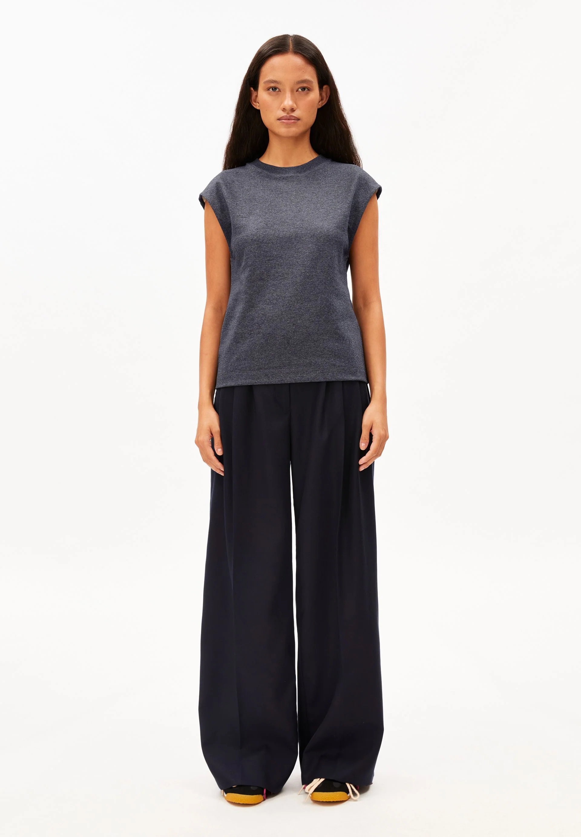 UN-WASTED TOP | steel melange-undyed - Image 5