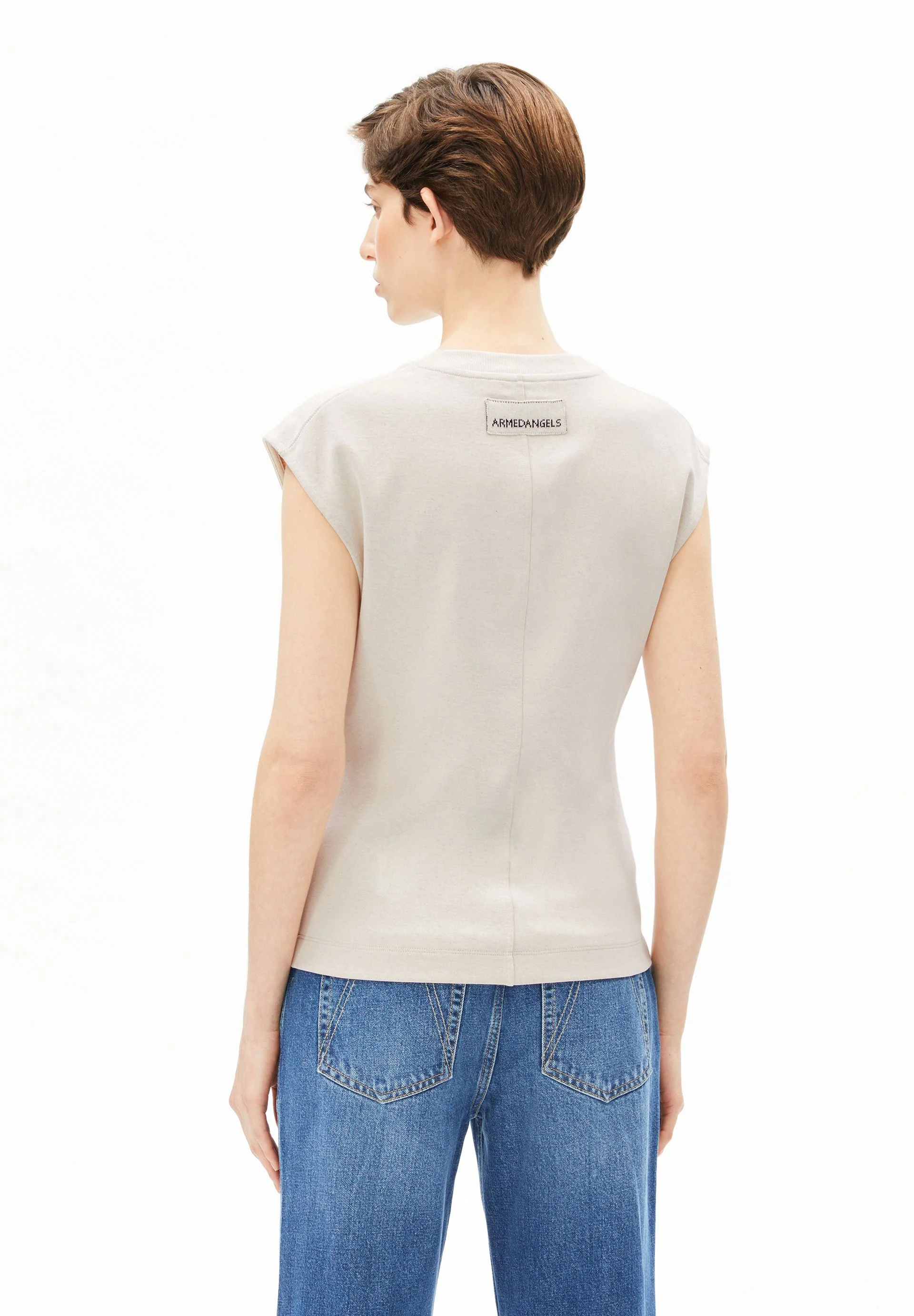 UN-WASTED TOP | undyed-cinnamon dust - Image 2
