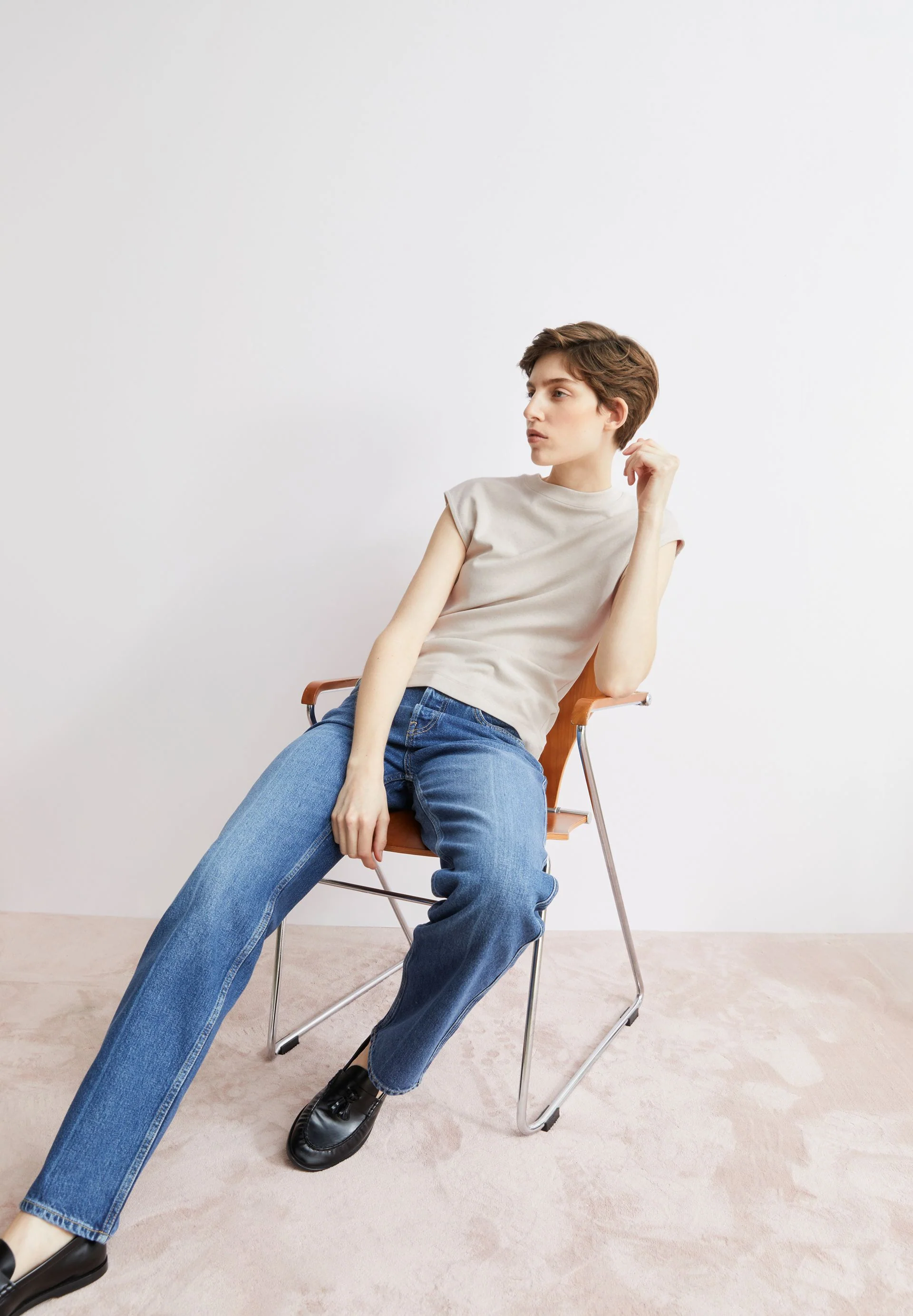 UN-WASTED TOP | undyed-cinnamon dust - Image 4