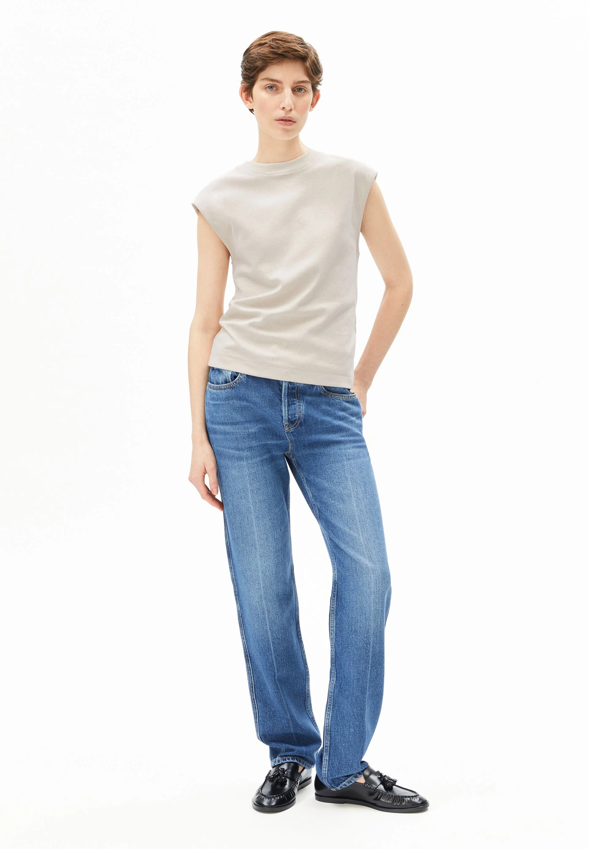UN-WASTED TOP | undyed-cinnamon dust - Image 5