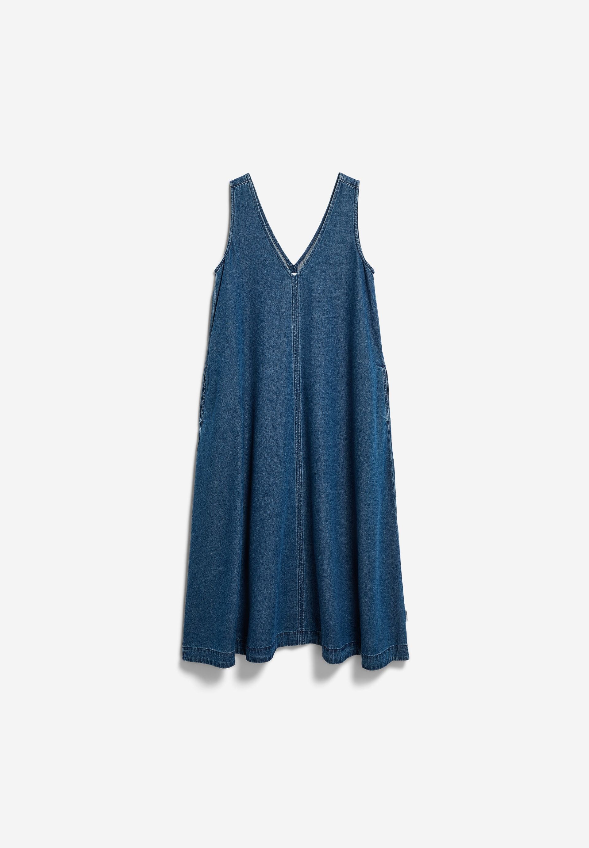 V-AUSSCHNITT JEANS-MIDI-KLEID | eau - Image 6