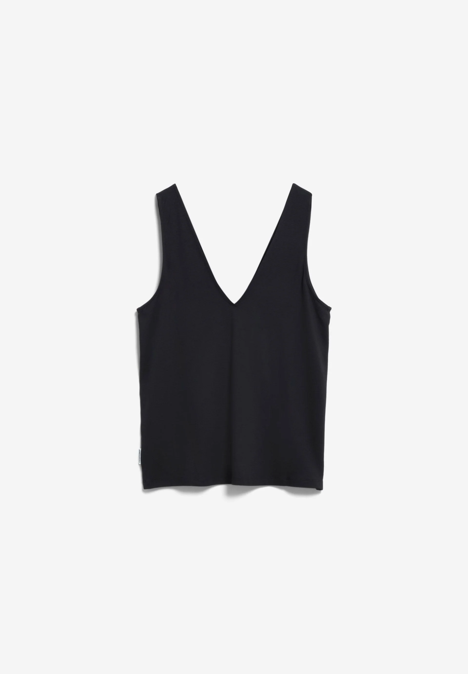 V-AUSSCHNITT JERSEY-TOP | black - Image 6