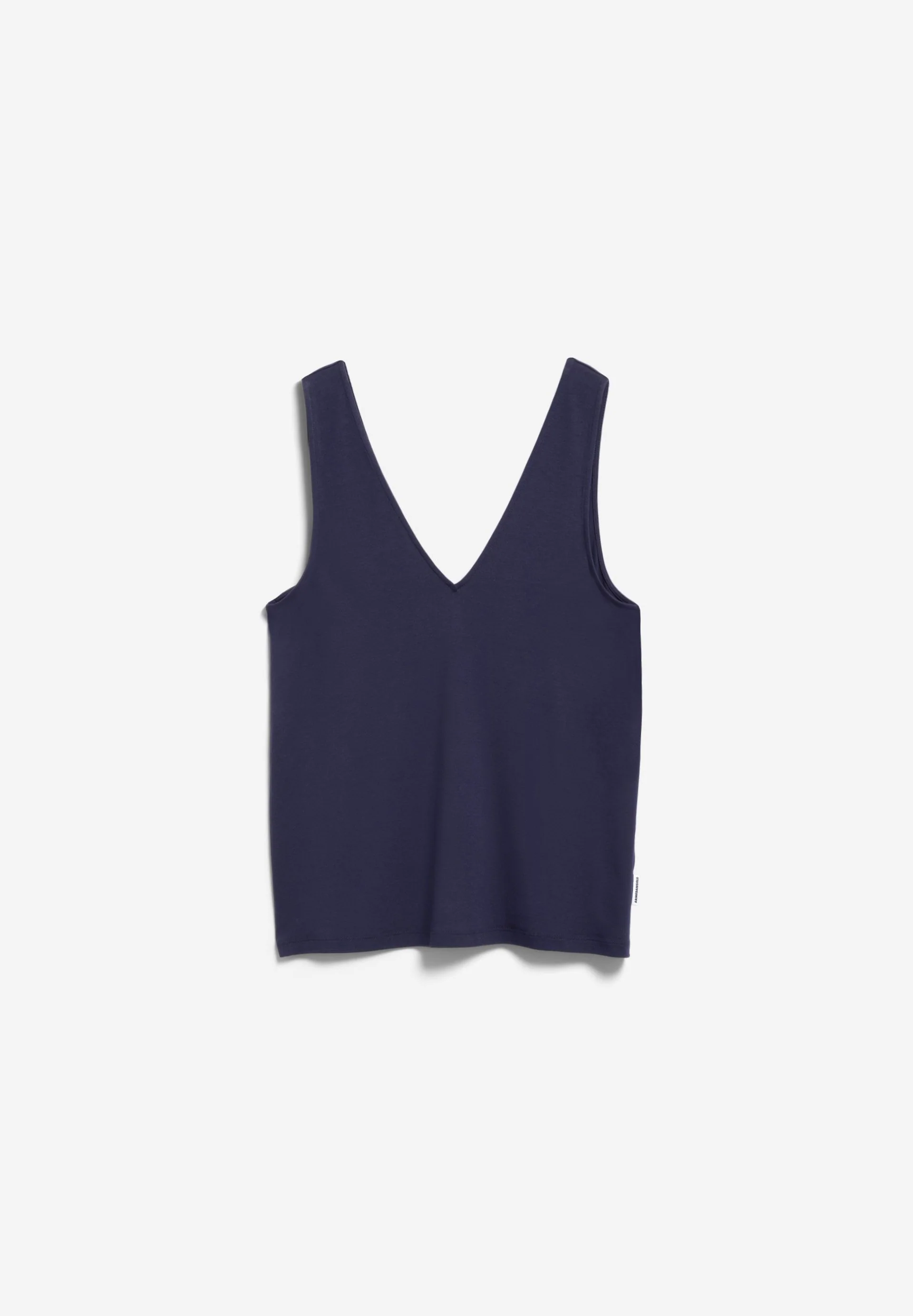 V-AUSSCHNITT JERSEY-TOP | tinted navy - Image 6
