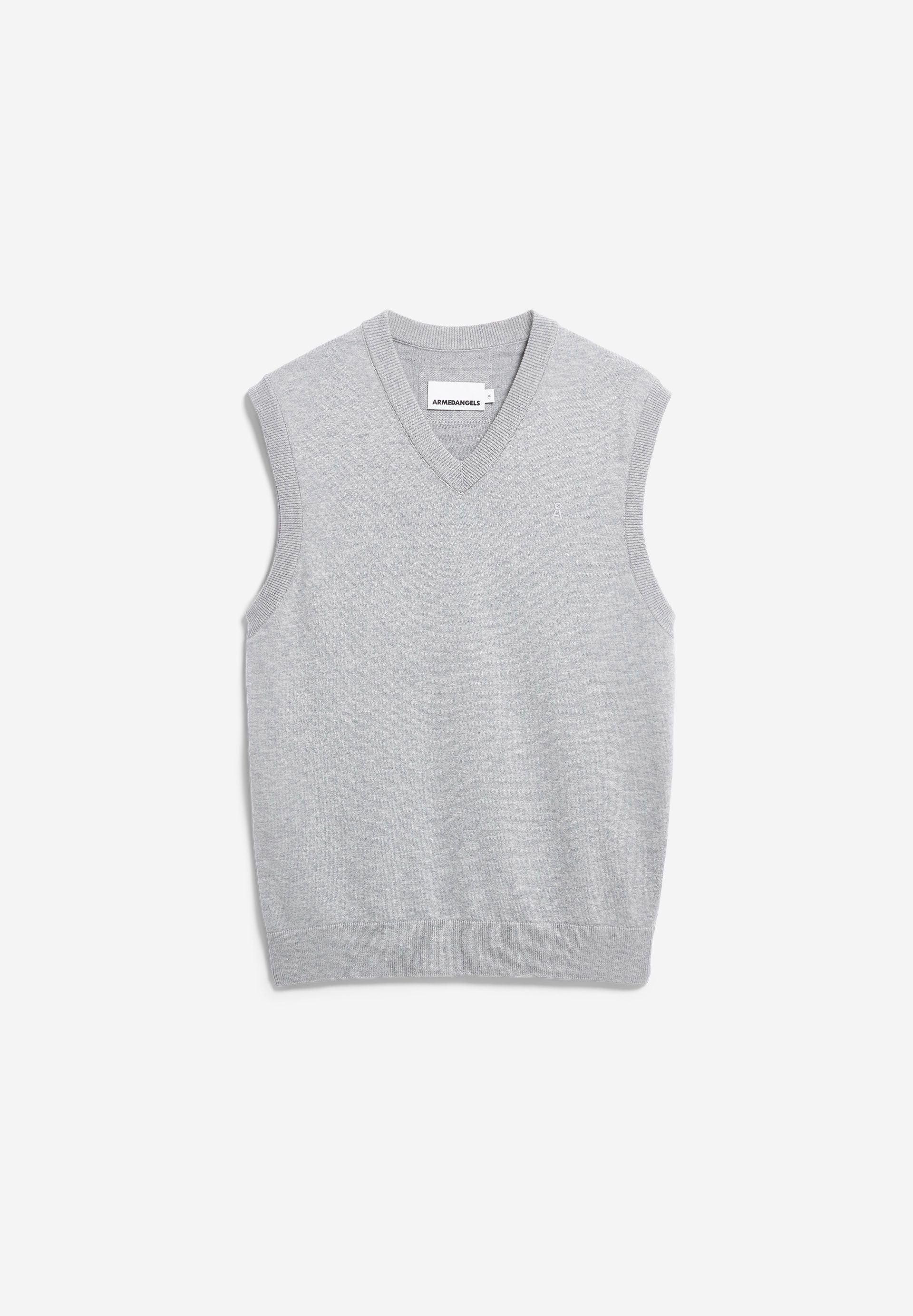 V-NECK PULLUNDER | silver melange - Image 6