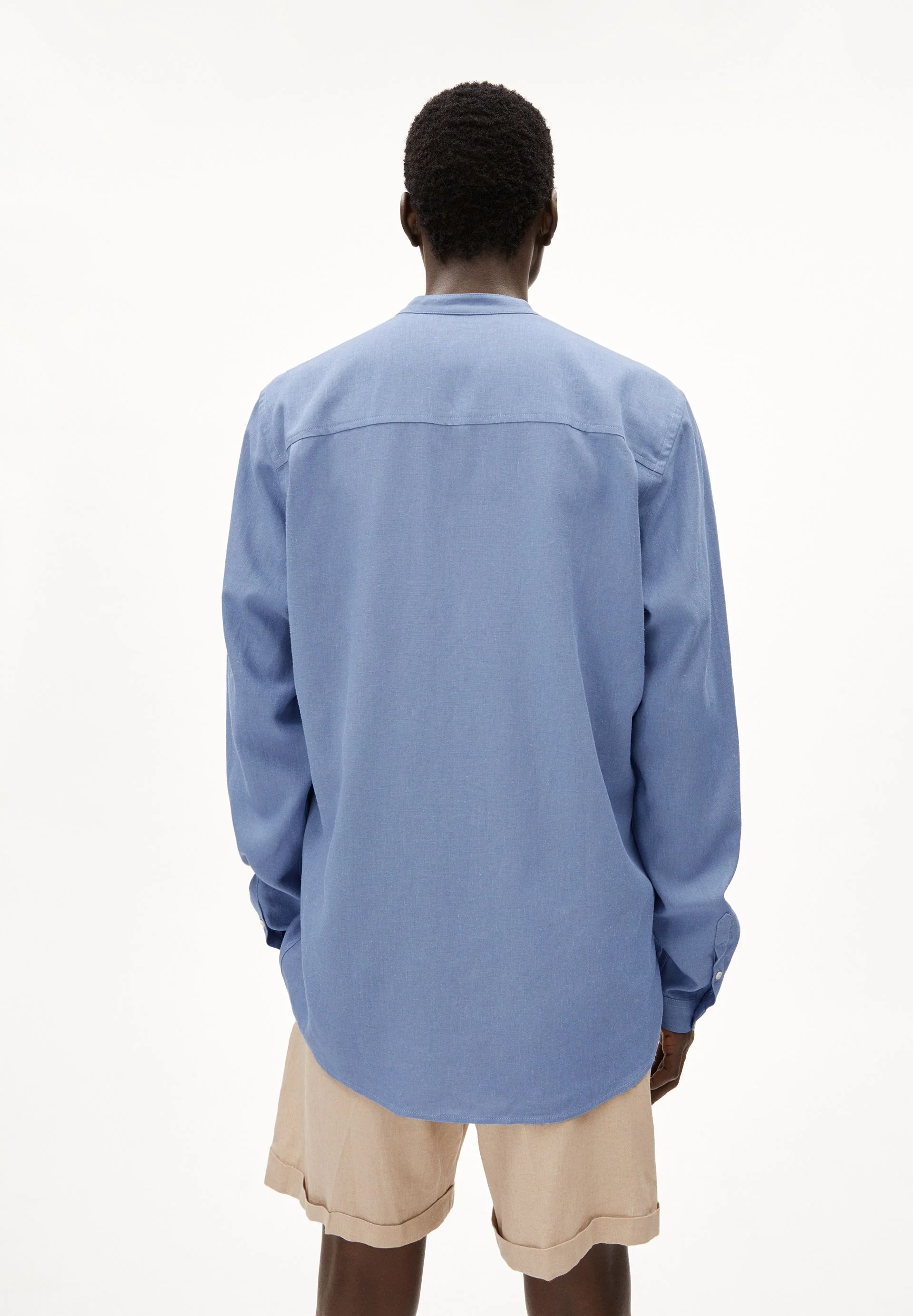 VAALERONIMUS LEINEN-HEMD | blue stone - Image 2