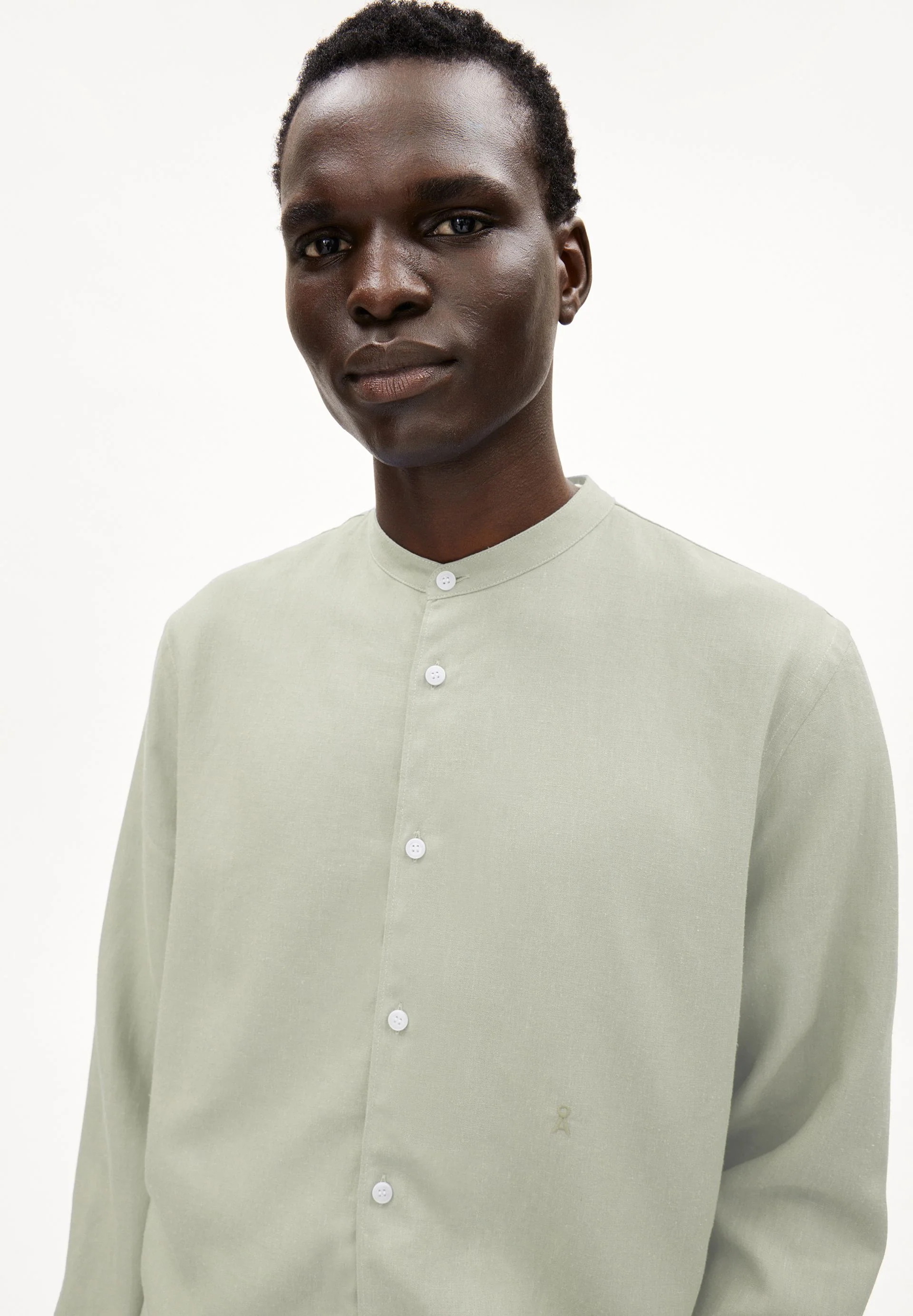 VAALERONIMUS LEINEN-HEMD | seagreen - Image 3