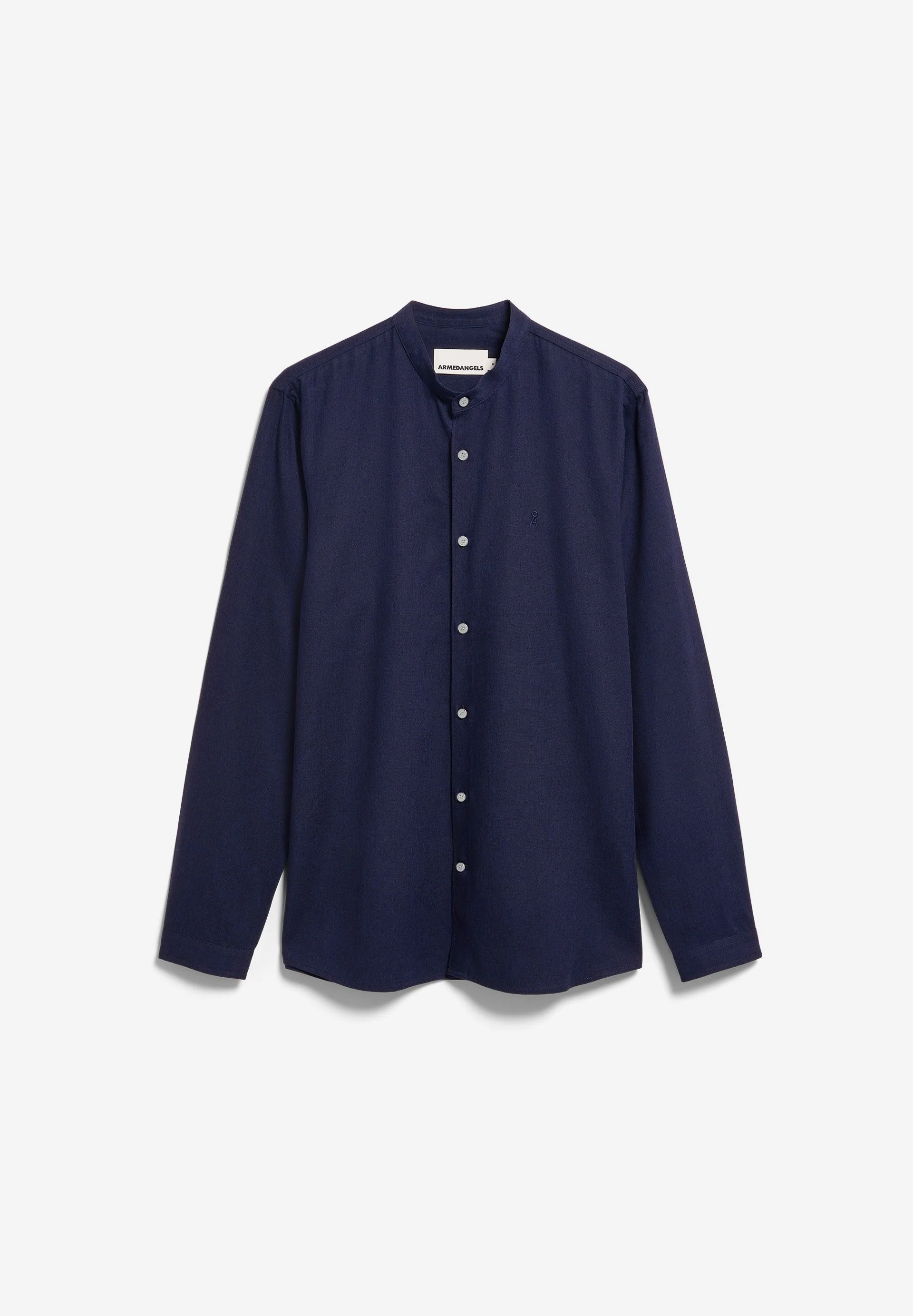 VAALERONIMUS LEINEN-HEMD | tinted navy - Image 6