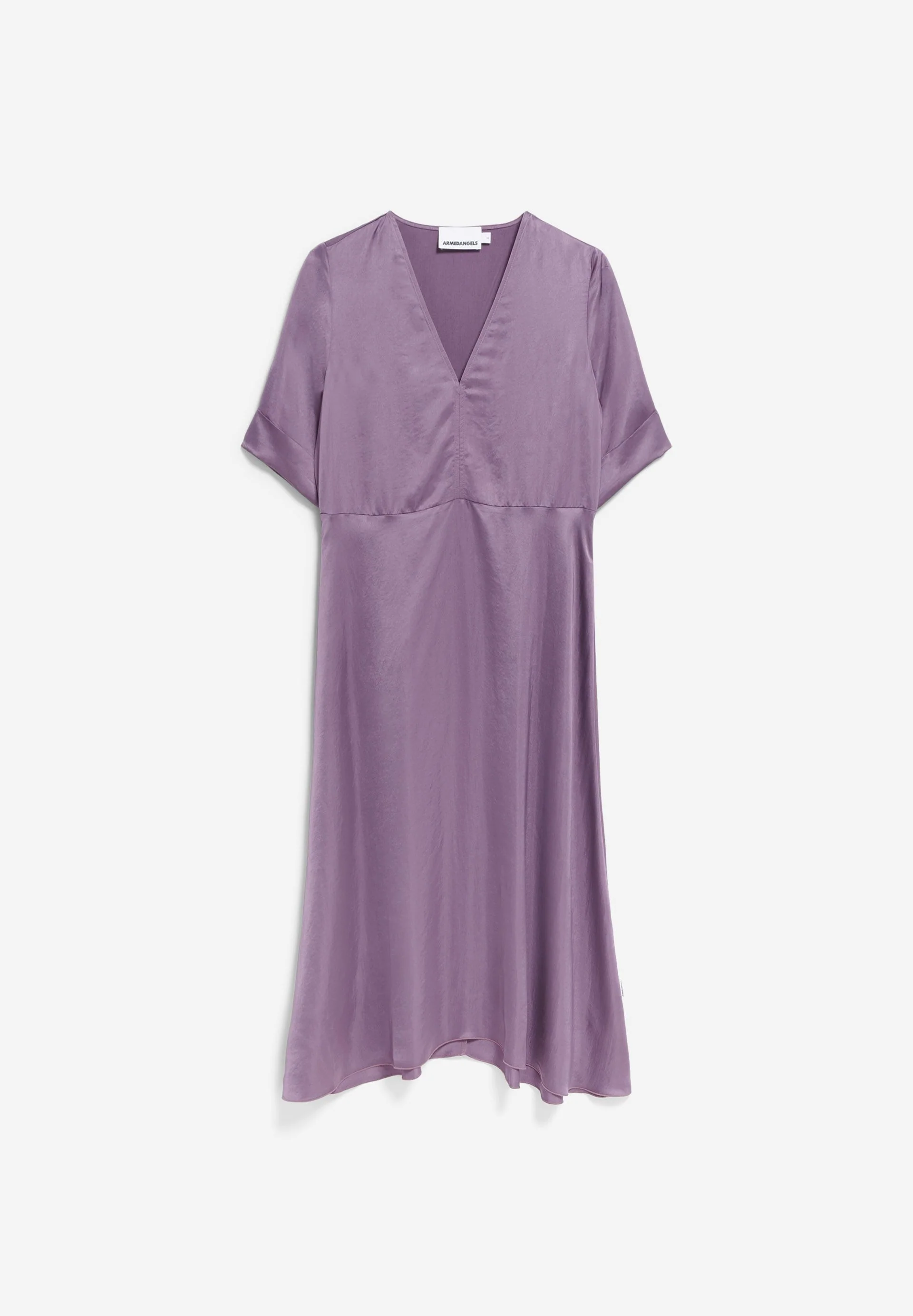 VAALI SATIN DRESS | sunset sky - Image 6