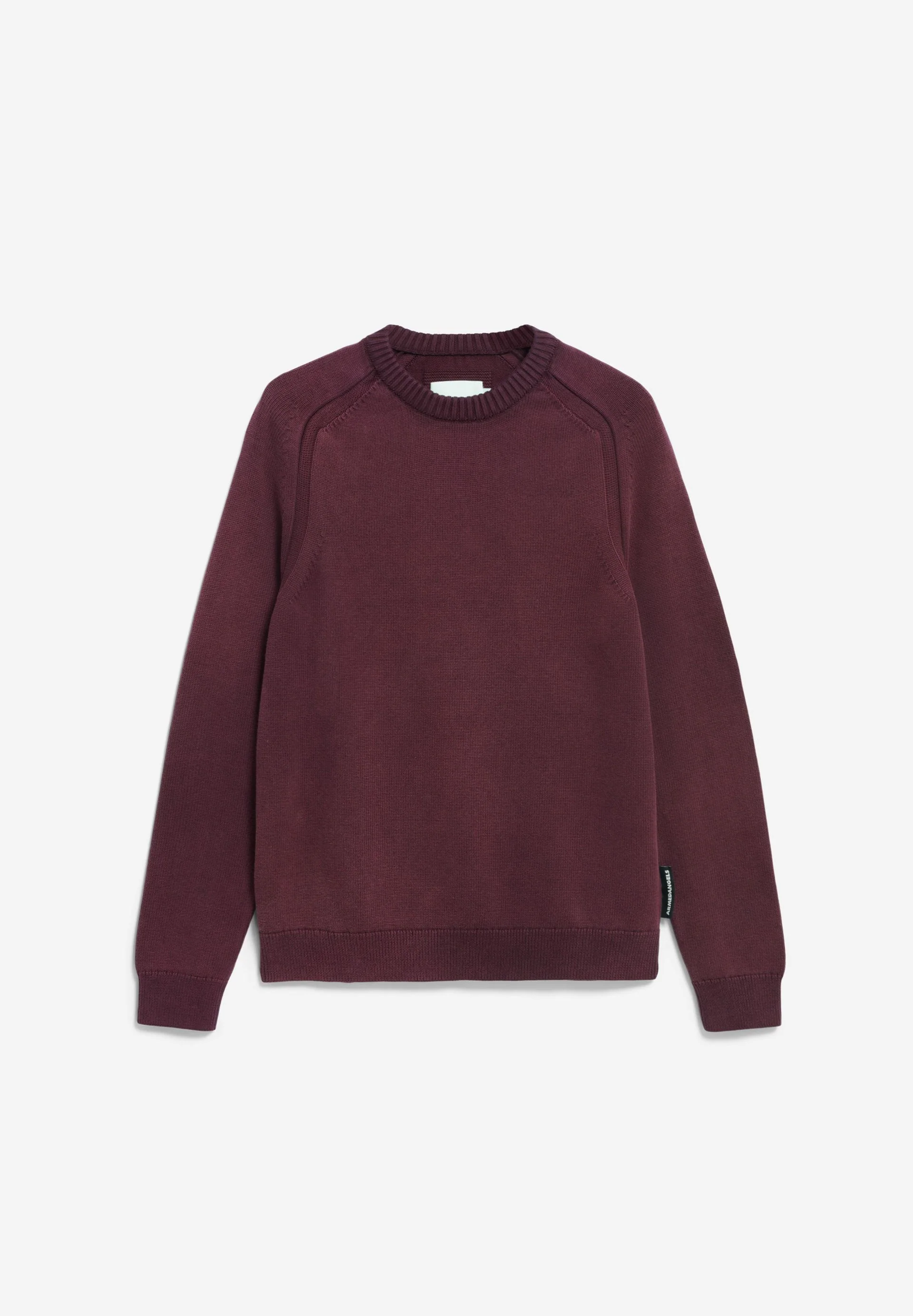 VAANJO GMT DYE STRICKPULLOVER | dark cranberry - Image 7