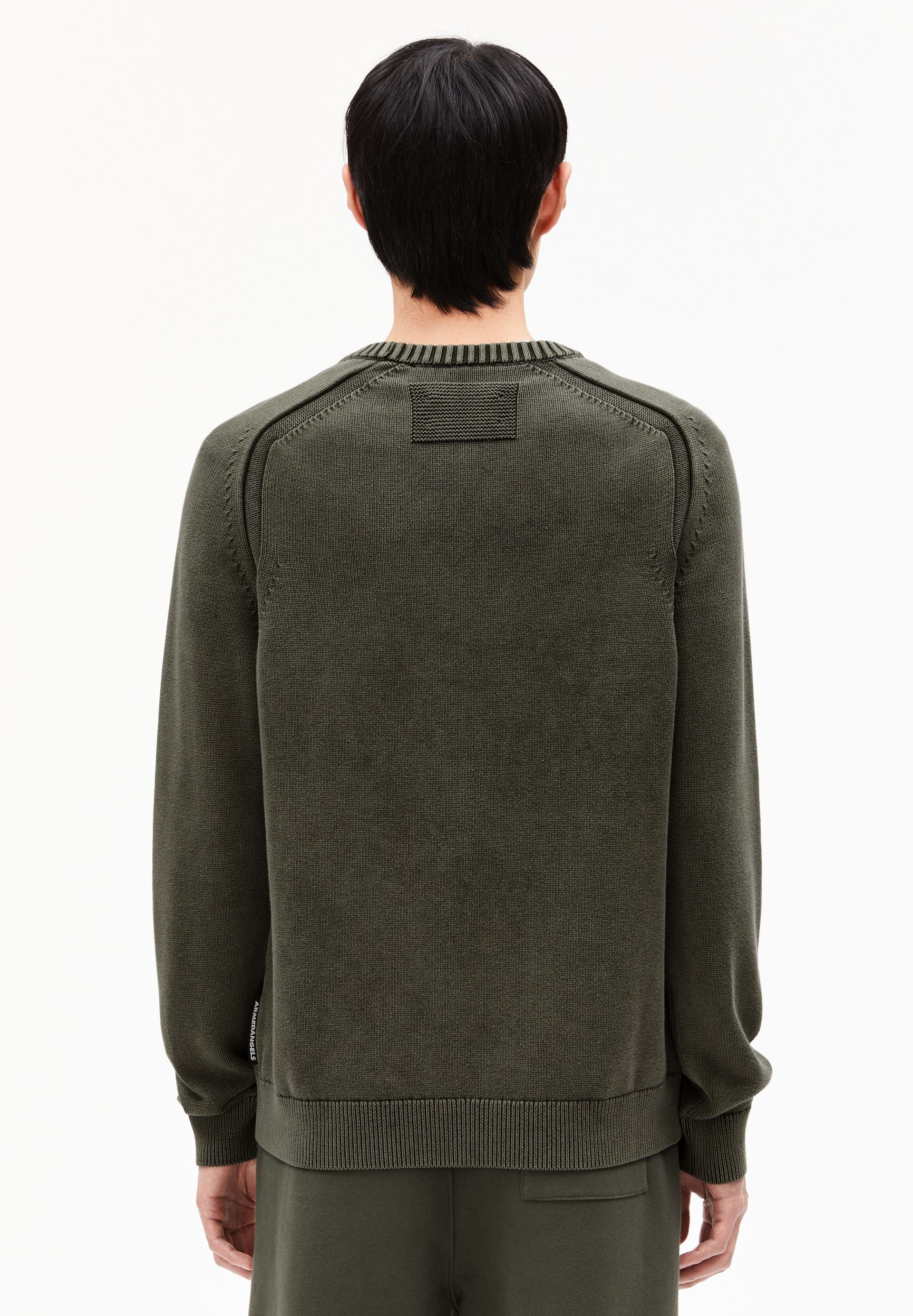 VAANJO GMT DYE STRICKPULLOVER | forest pine - Image 2