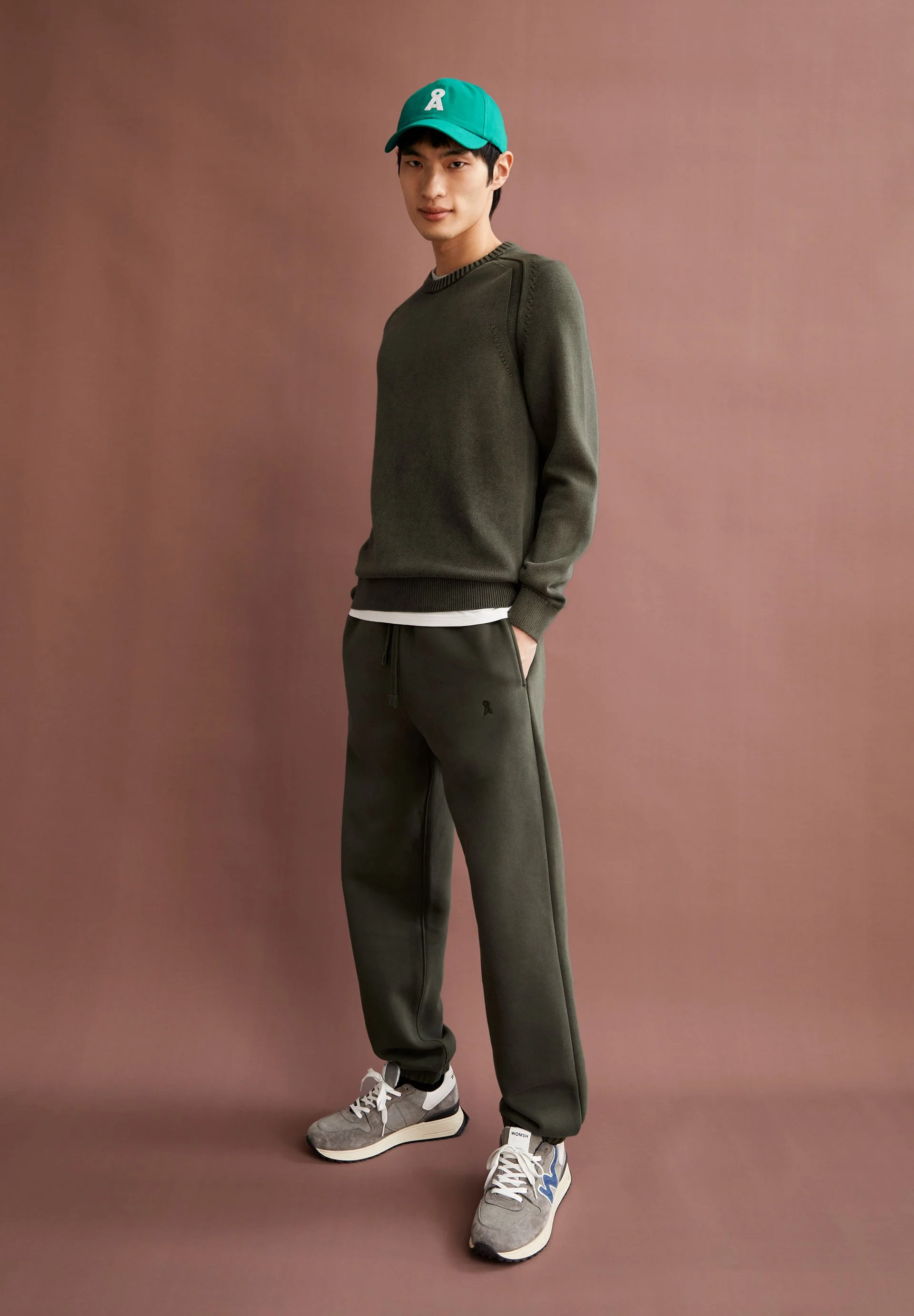 VAANJO GMT DYE STRICKPULLOVER | forest pine - Image 4