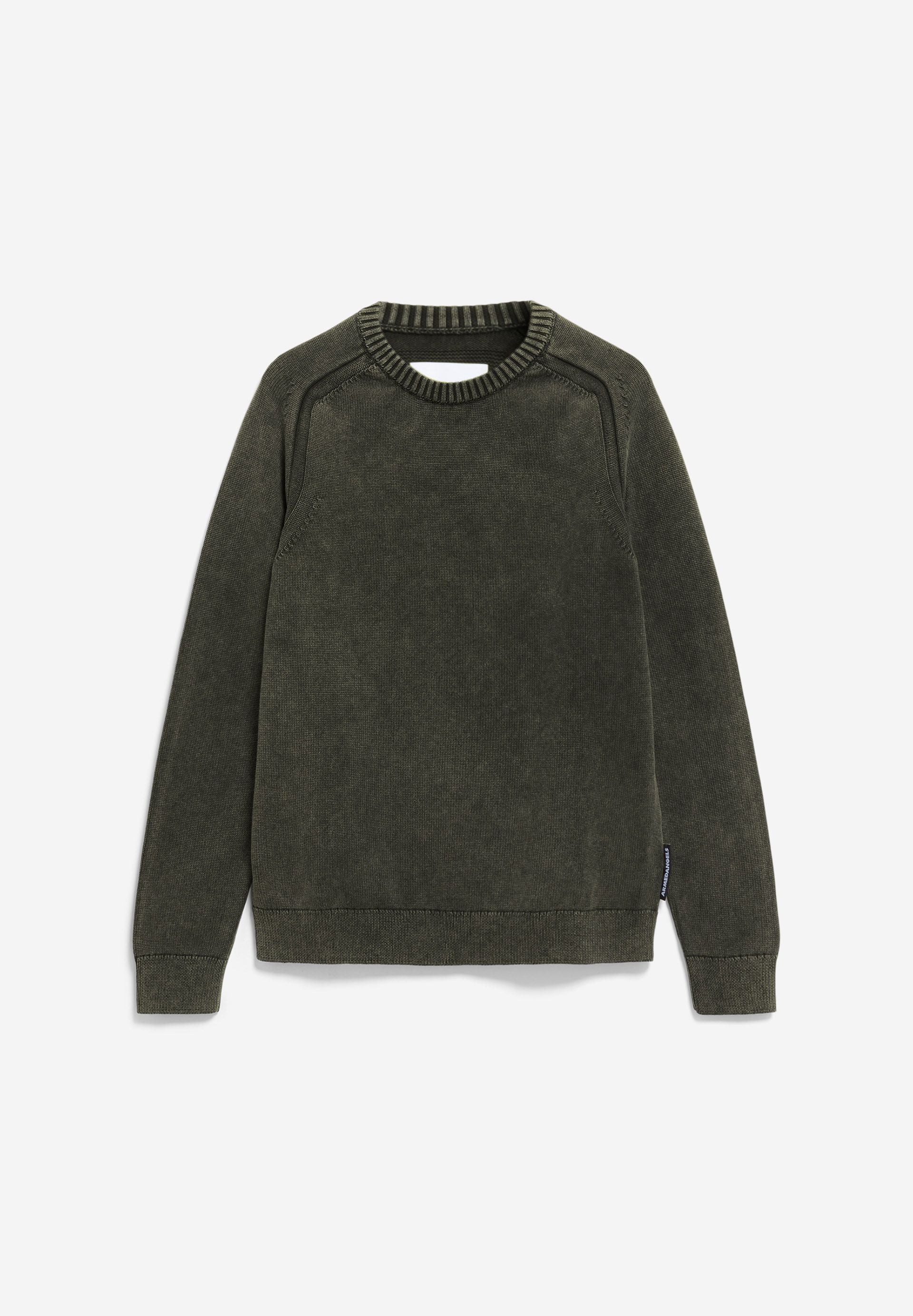 VAANJO GMT DYE STRICKPULLOVER | forest pine - Image 6