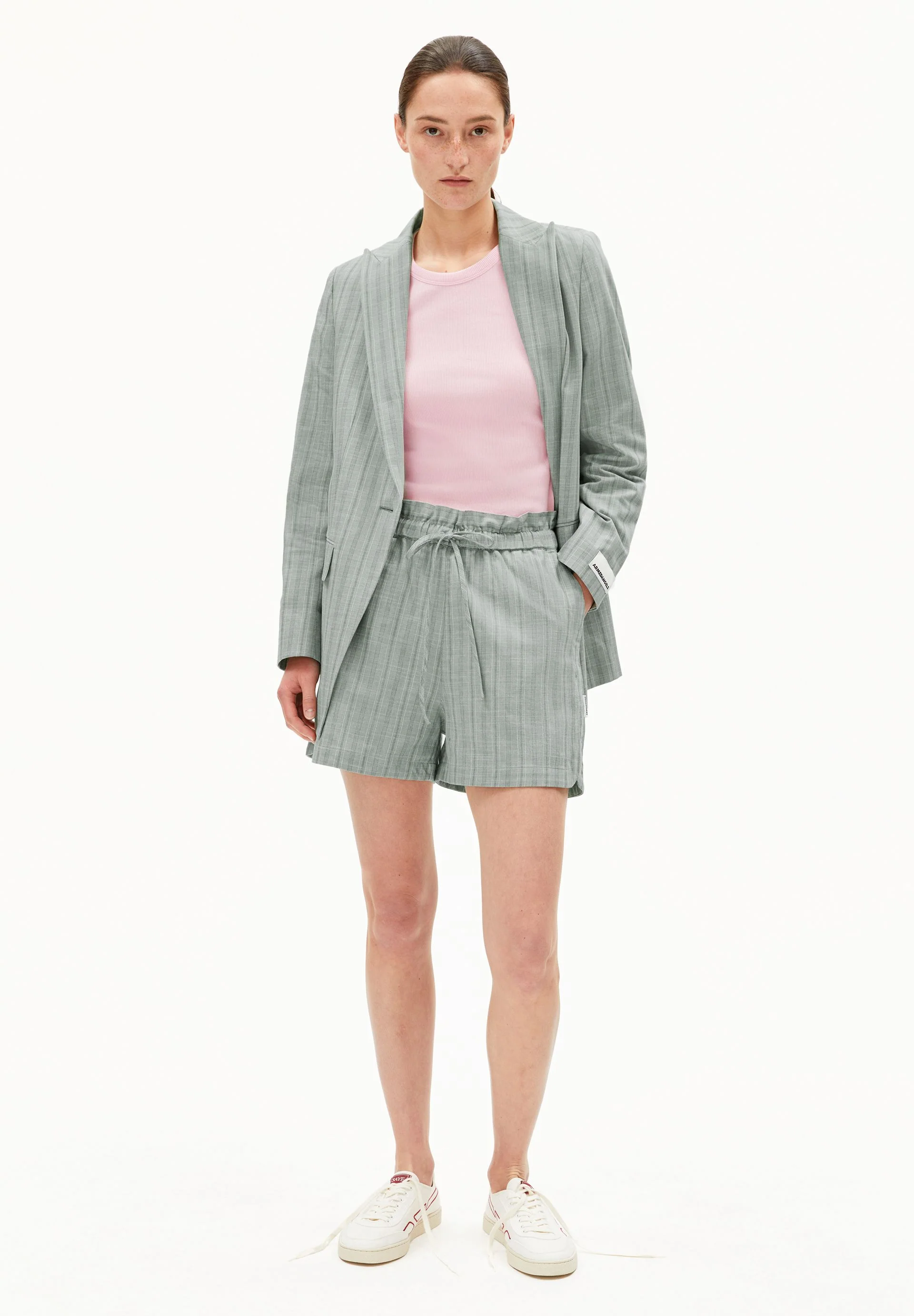 VAANNA STRIPED | seagreen-light oatmilk - Image 5