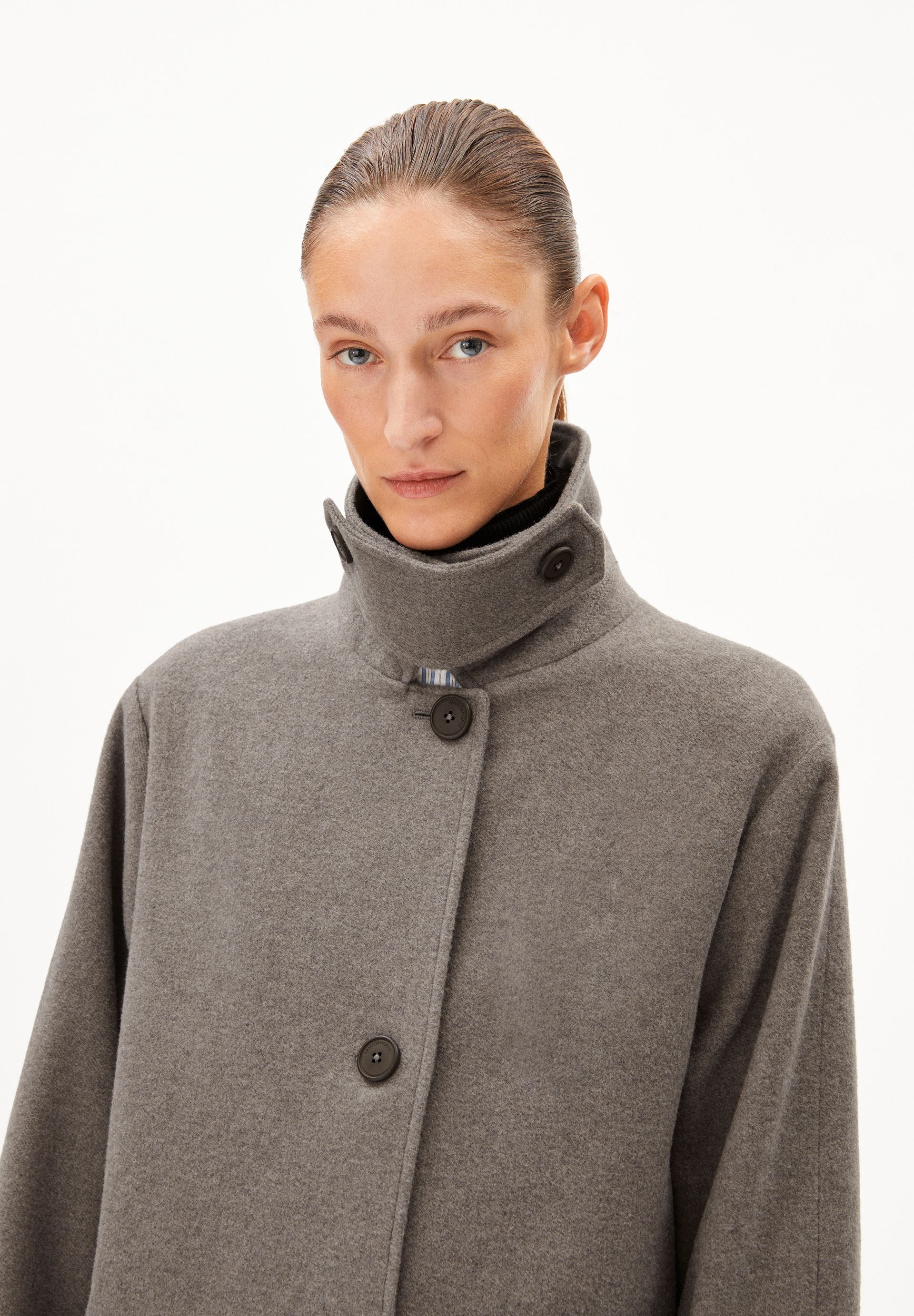 VAANOISE WOOL | dark caramel melange - Image 6