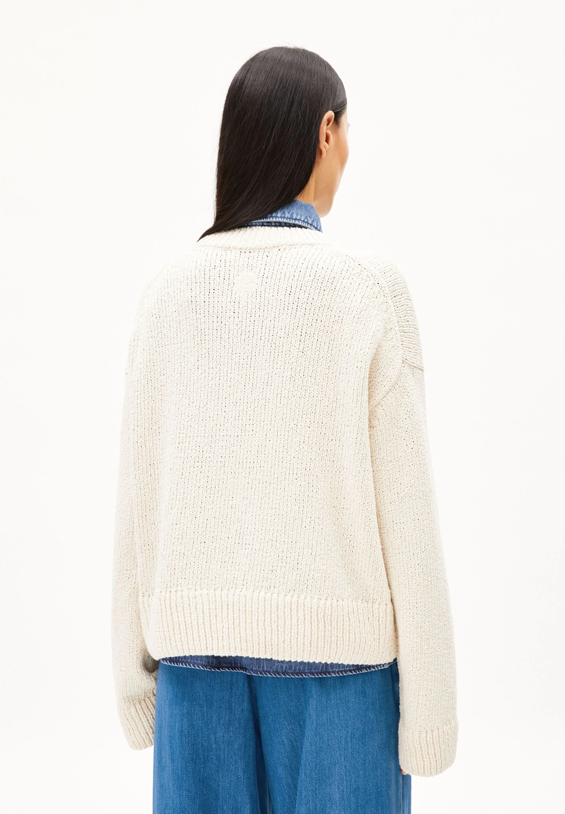 VAANYA STRICKPULLOVER | oatmilk - Image 2