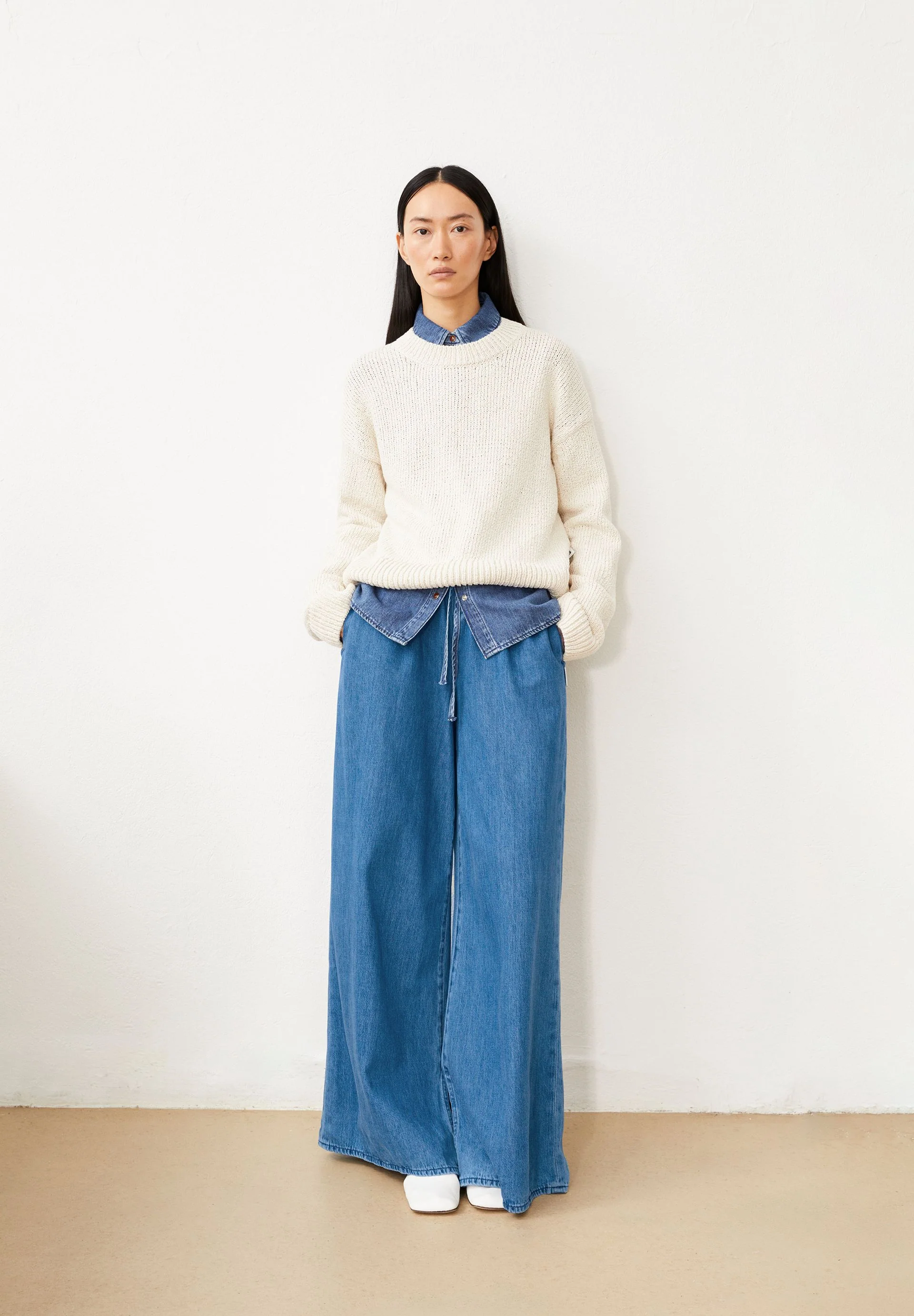 VAANYA STRICKPULLOVER | oatmilk - Image 4