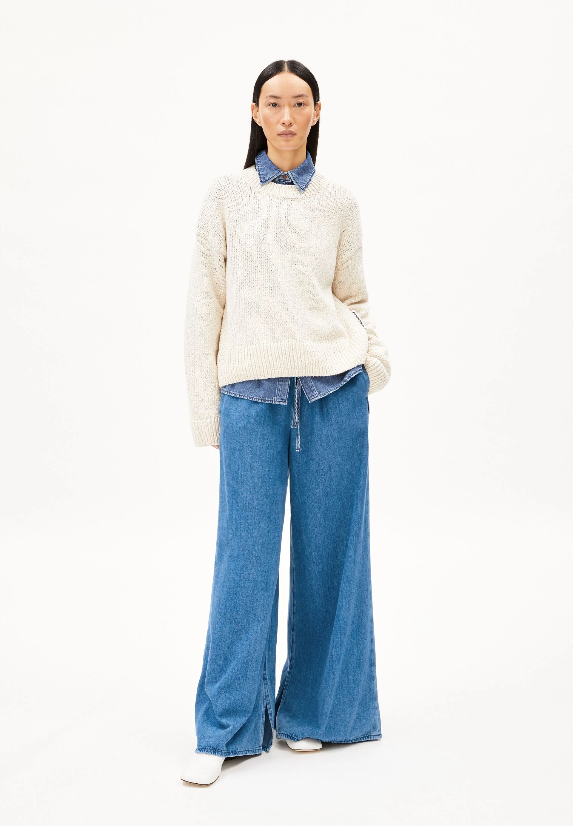 VAANYA STRICKPULLOVER | oatmilk - Image 5
