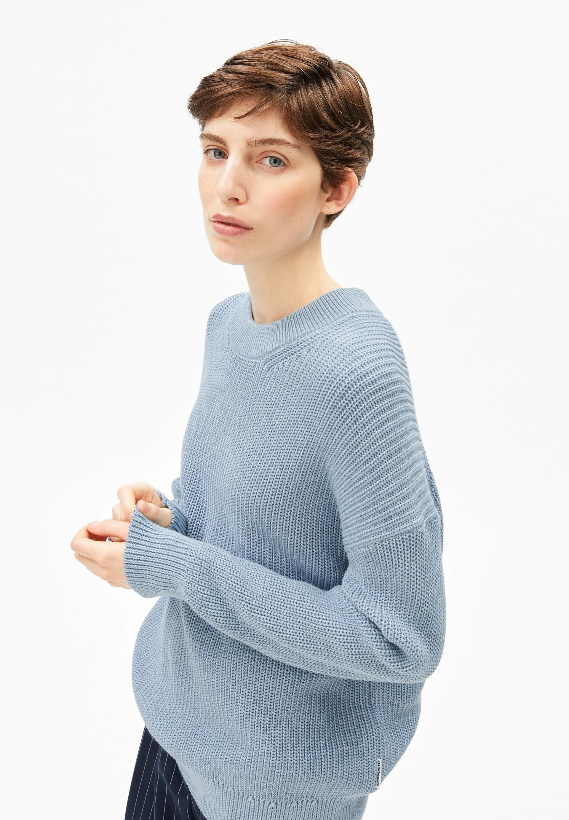VANISÉ STRICKPULLOVER | blue glow-dark blue glow - Image 3